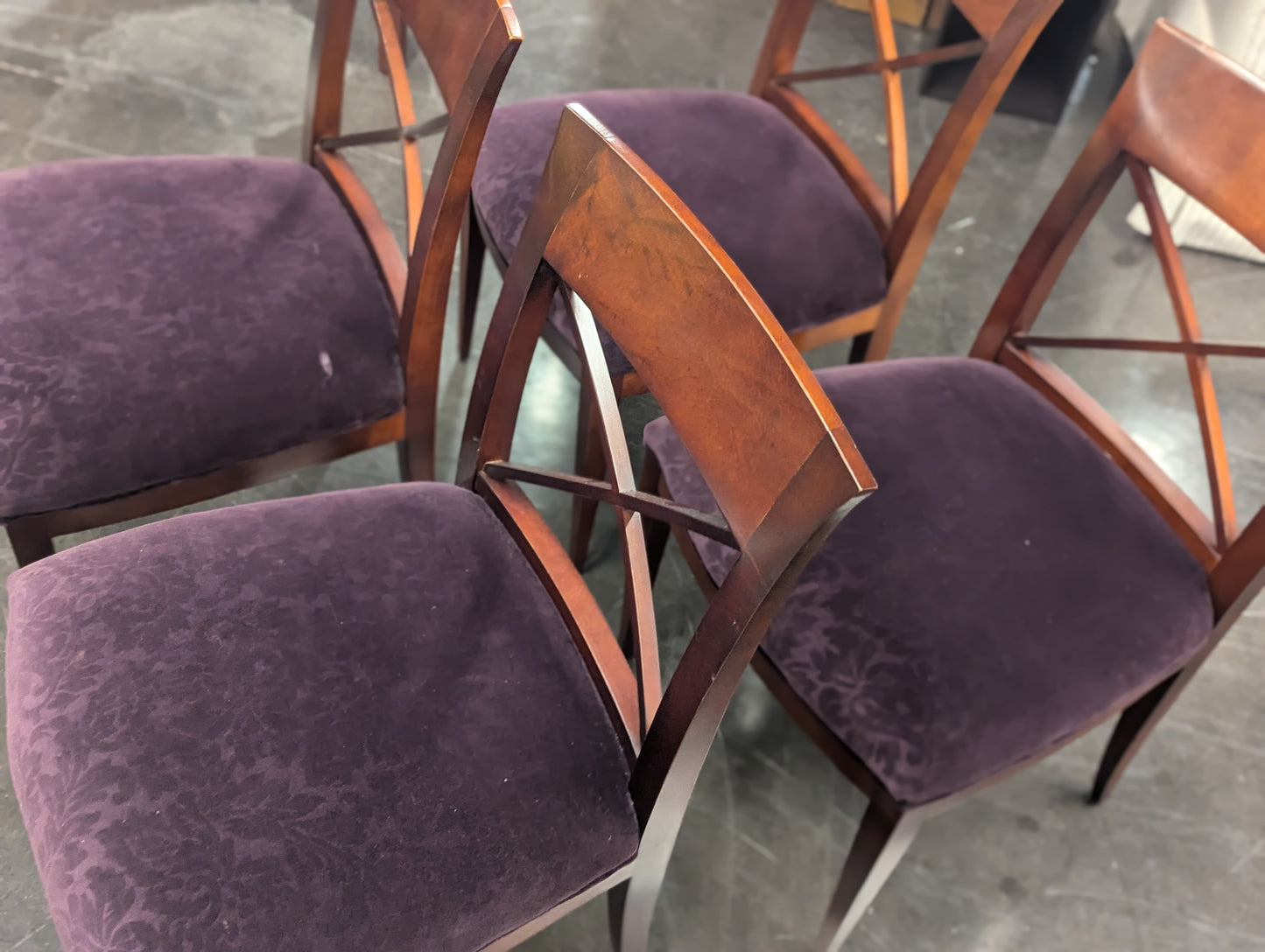 SET OF 4 Baker Upholstered Chairs