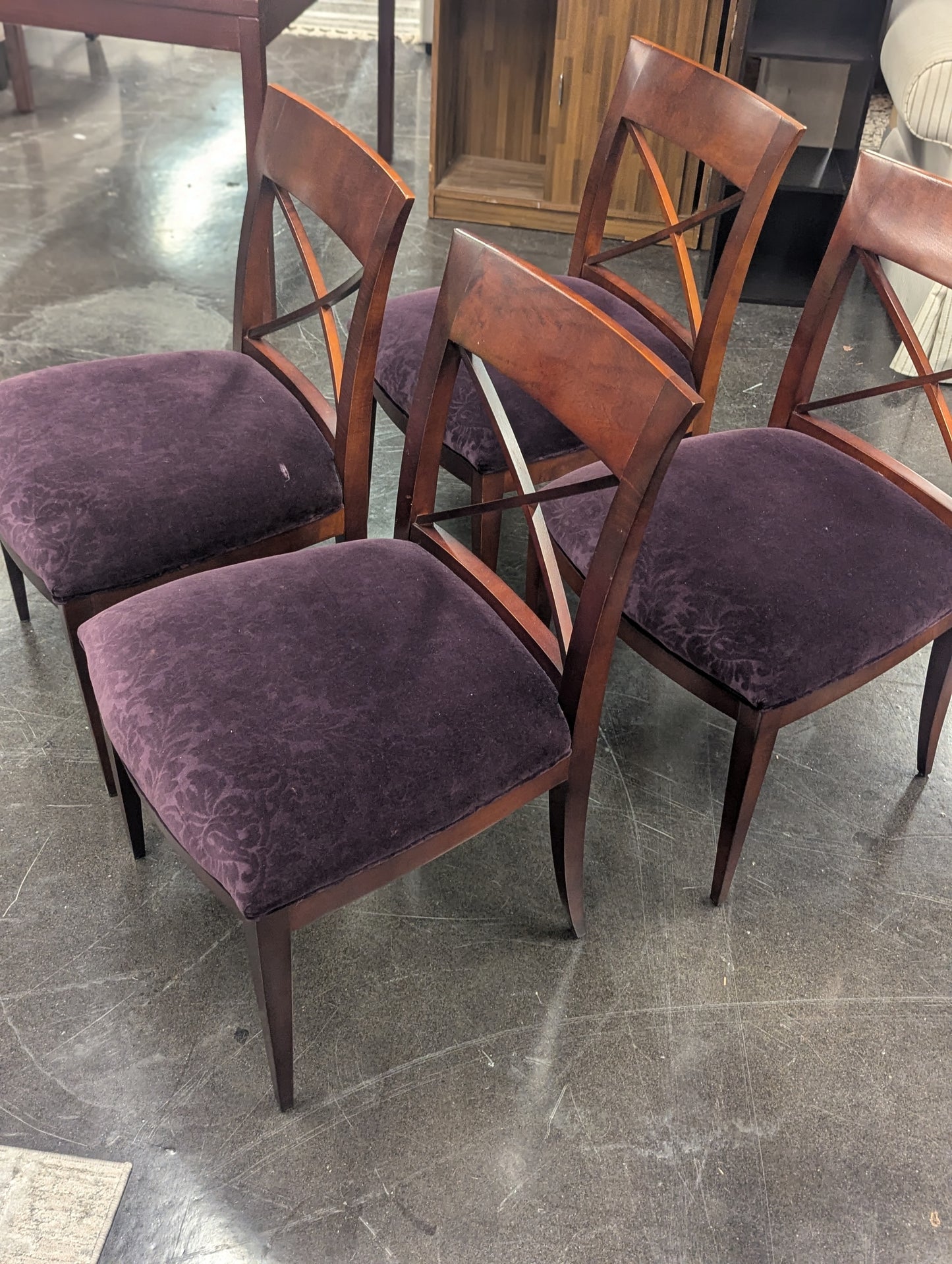 SET OF 4 Baker Upholstered Chairs