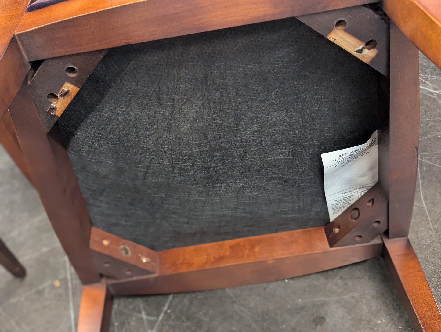 SET OF 4 Baker Upholstered Chairs