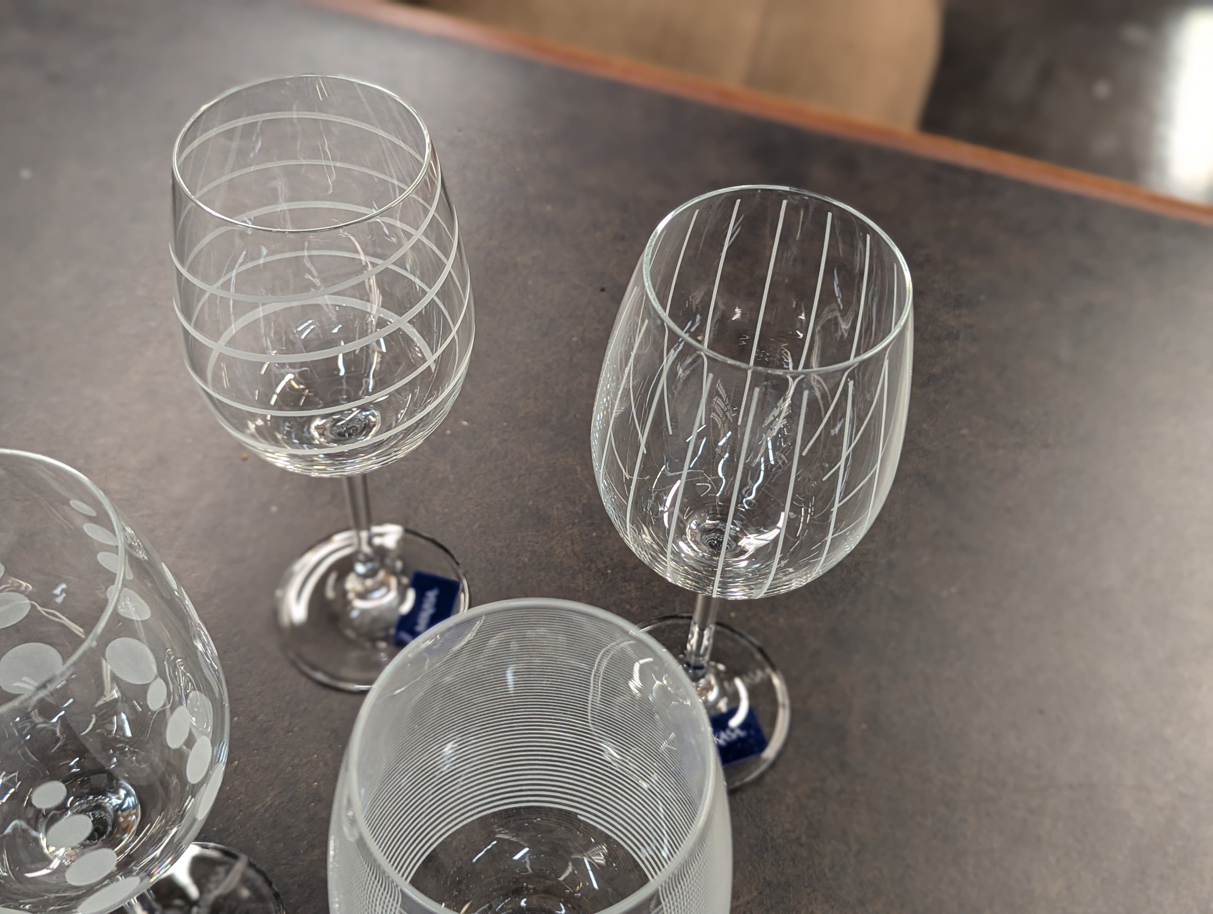 SET OF 4 WINE MIKASA GLASSES