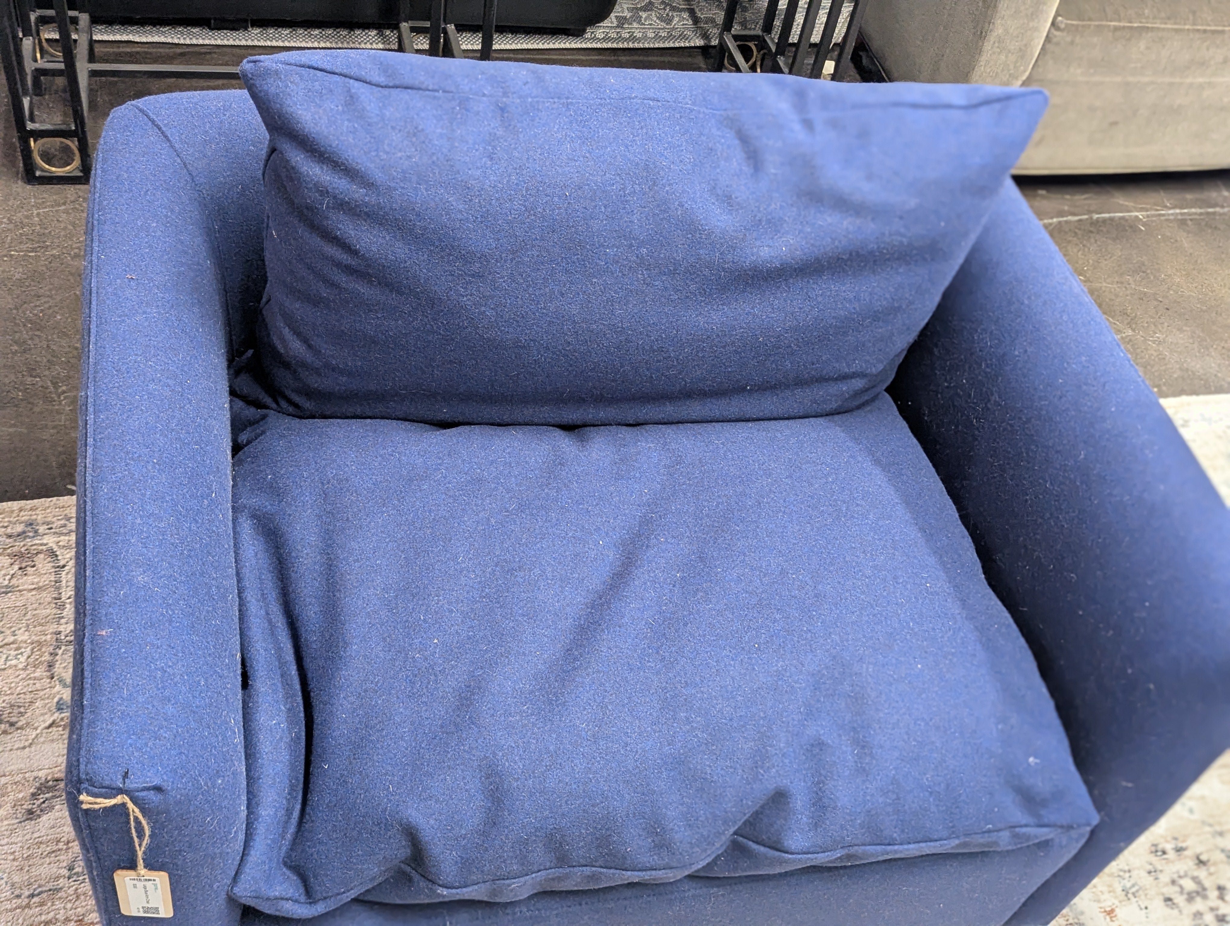Capsule Home Cameron Lounge Chair - Blue