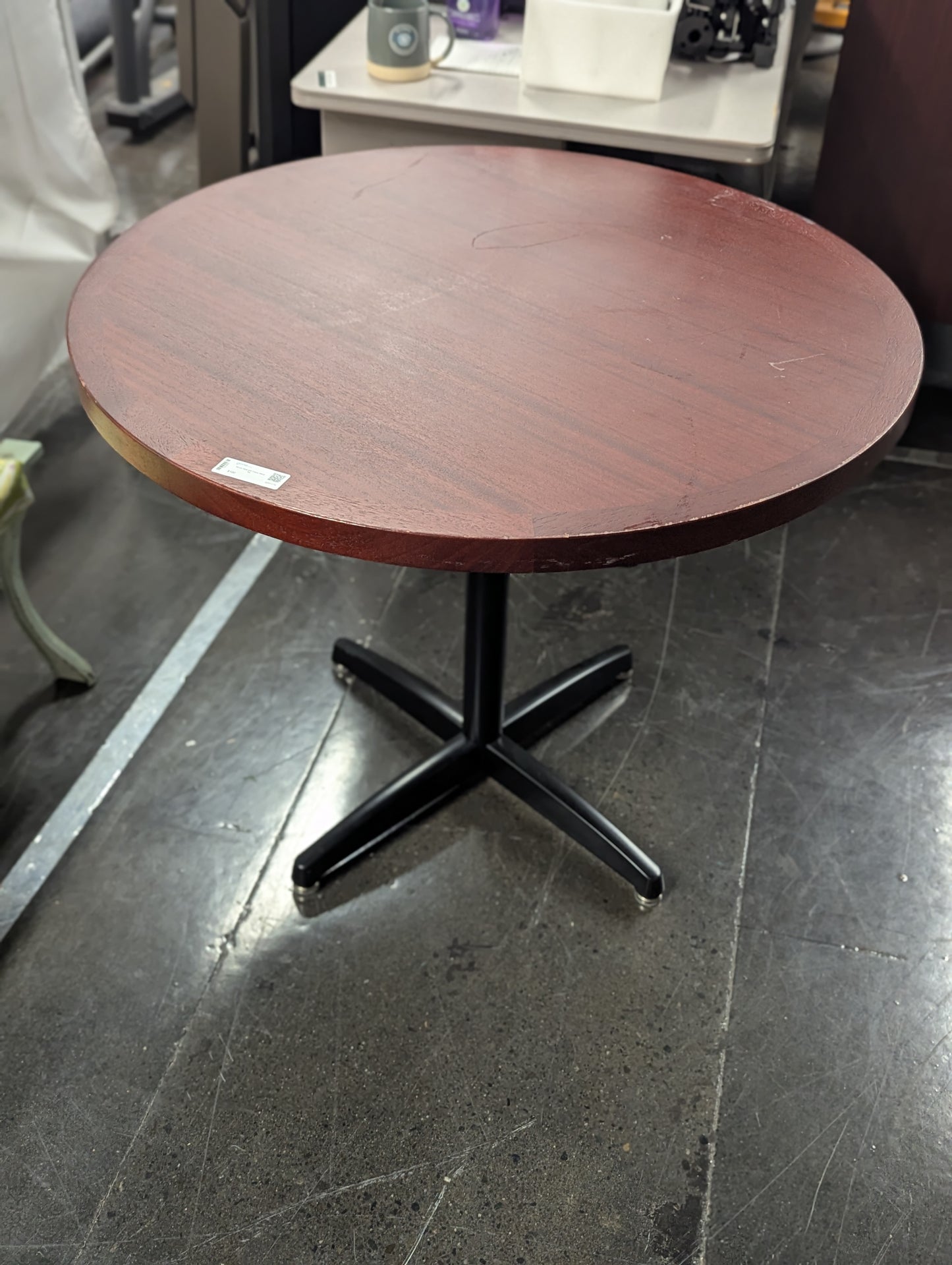 Small Cherrywood Round Dining Table
