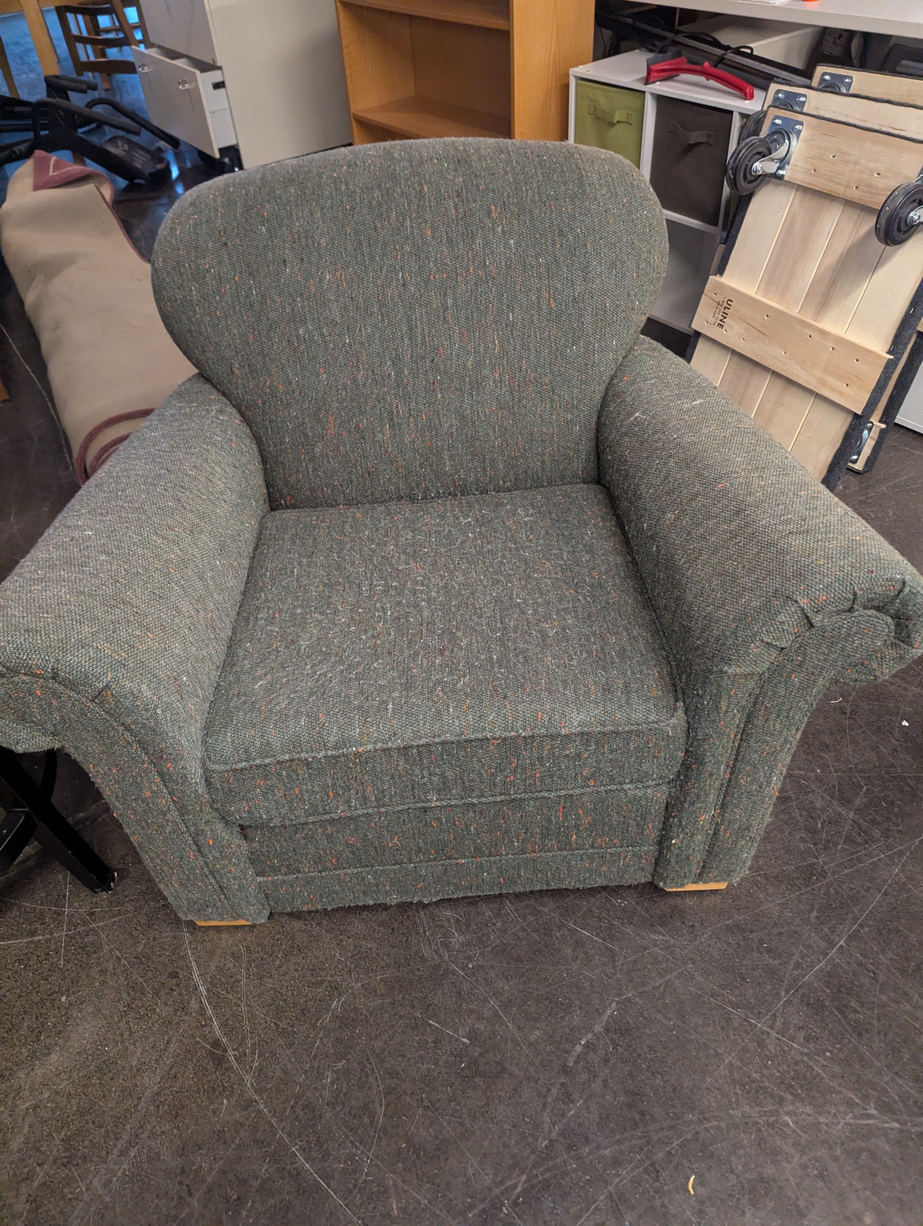 Green/Gray Armchair