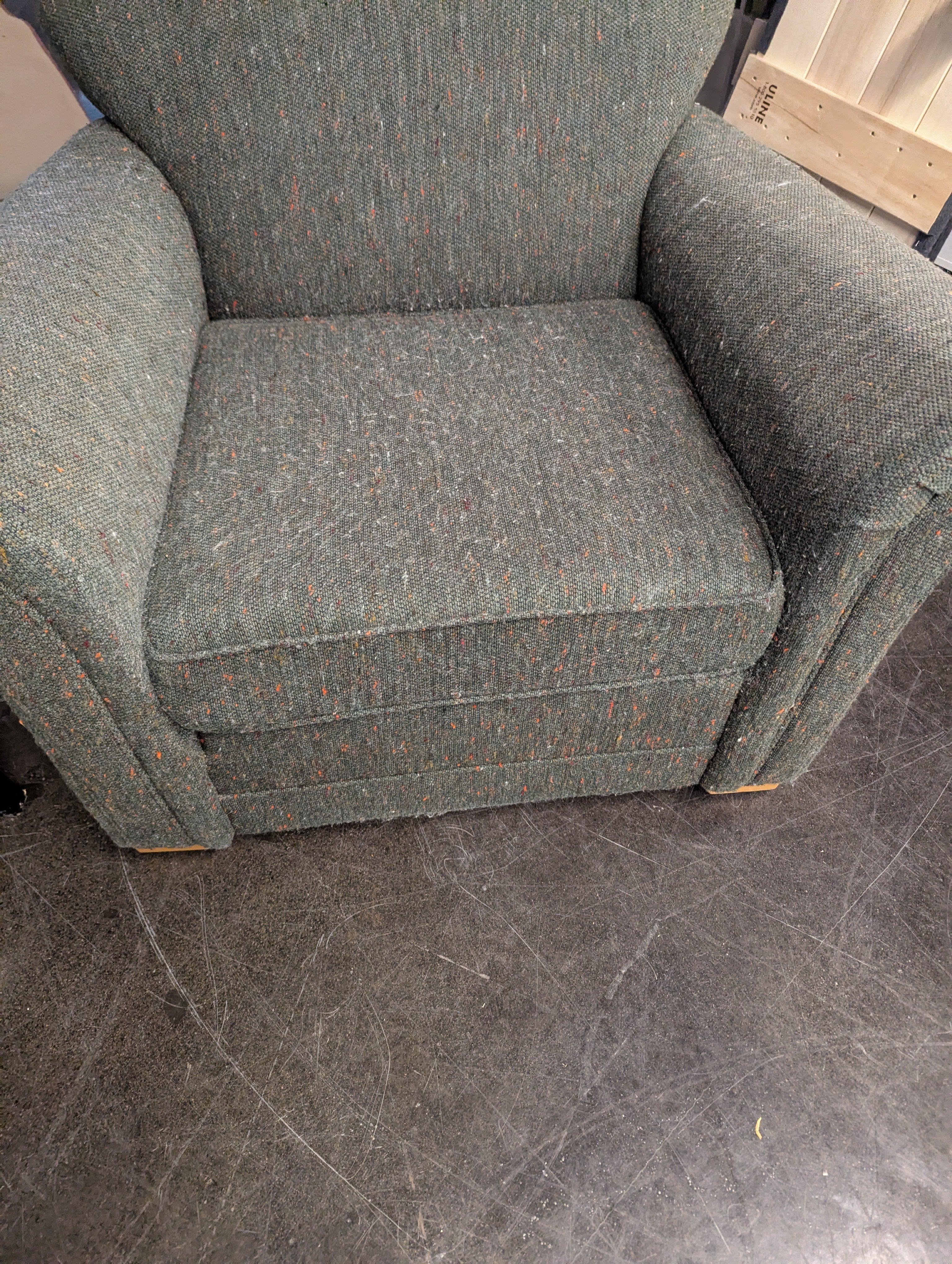 Green/Gray Armchair