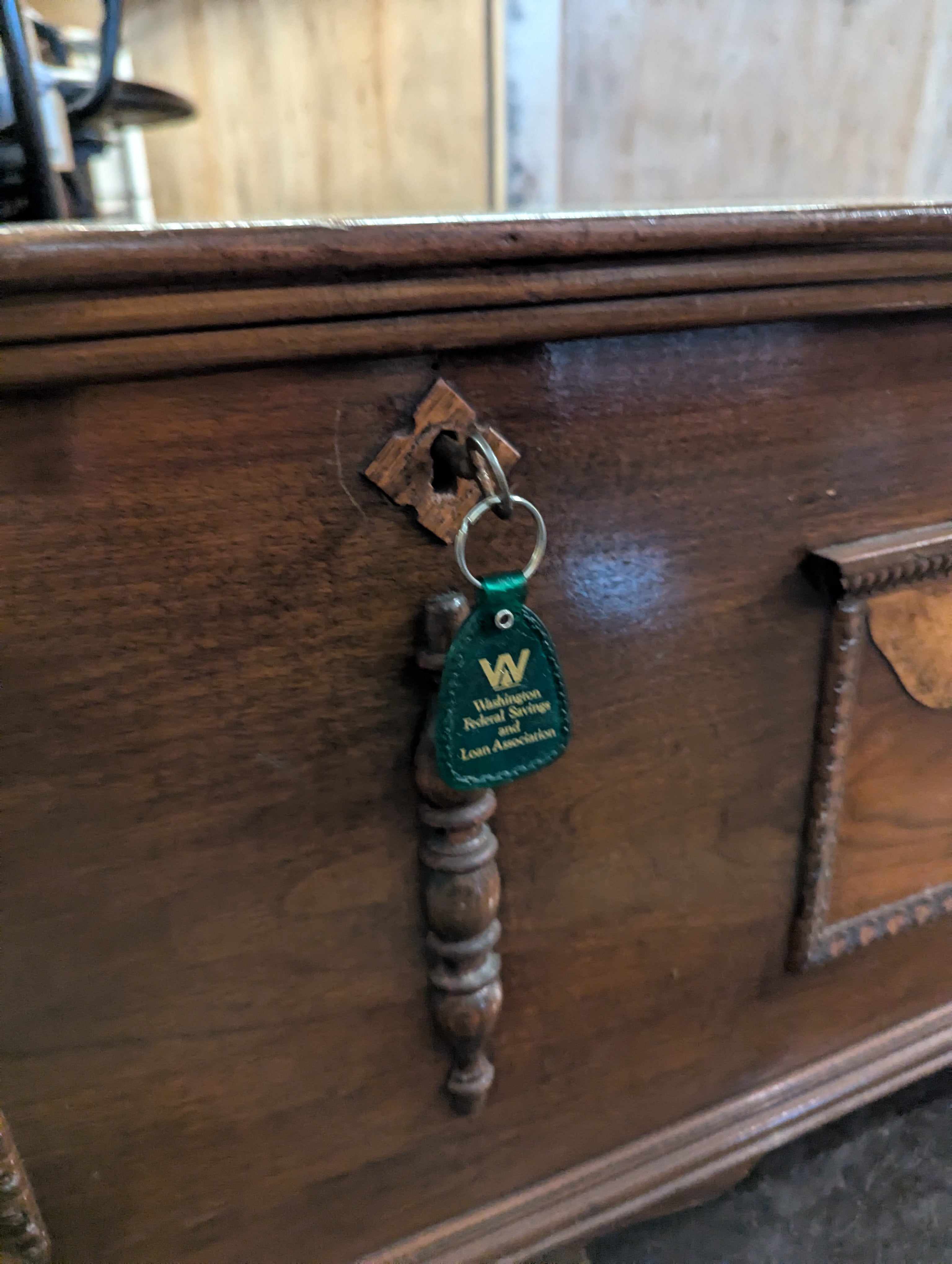 1930'5-40's Hope Chest/Trunk With Key