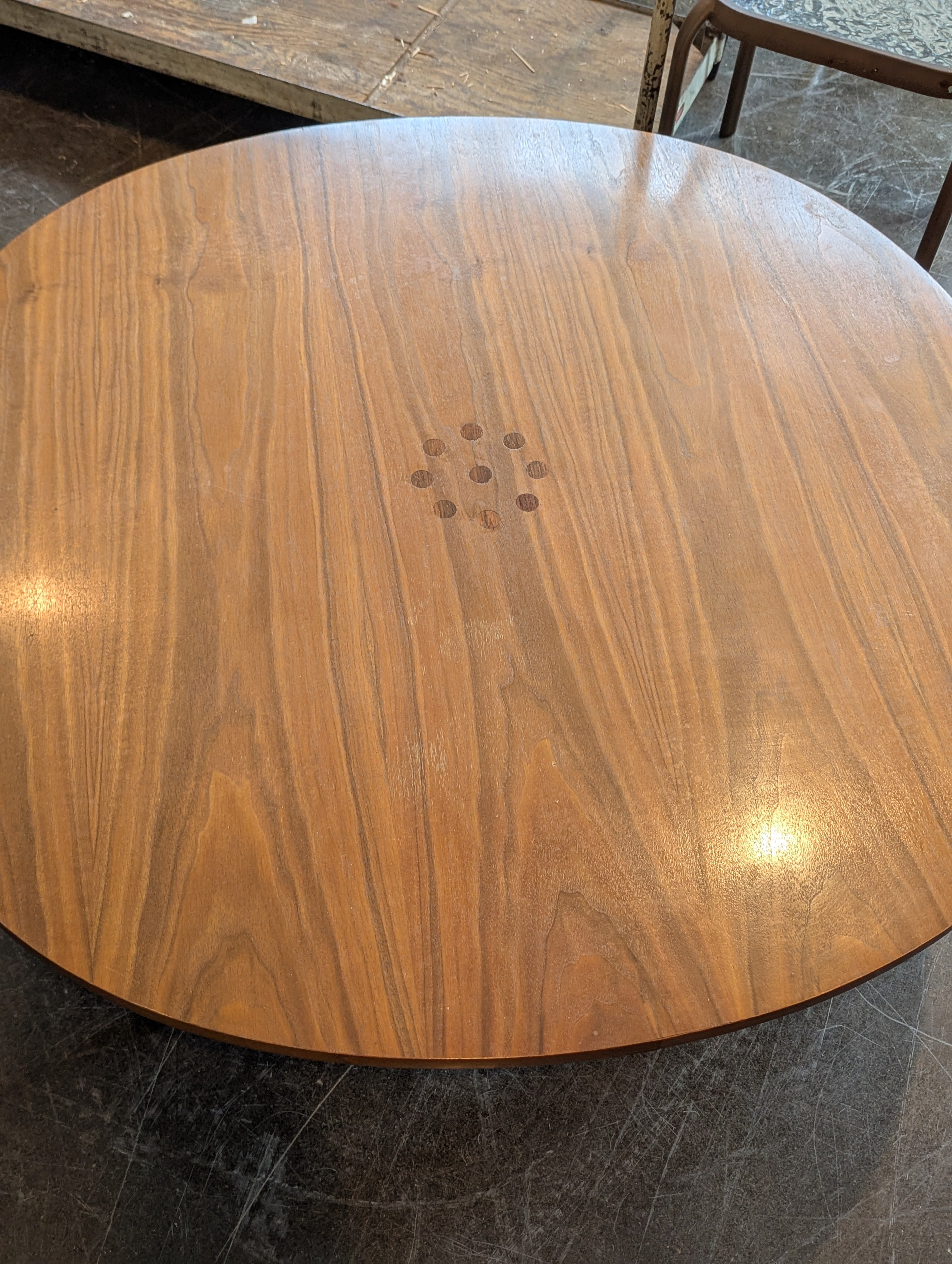 Large MCM Round Coffee Table