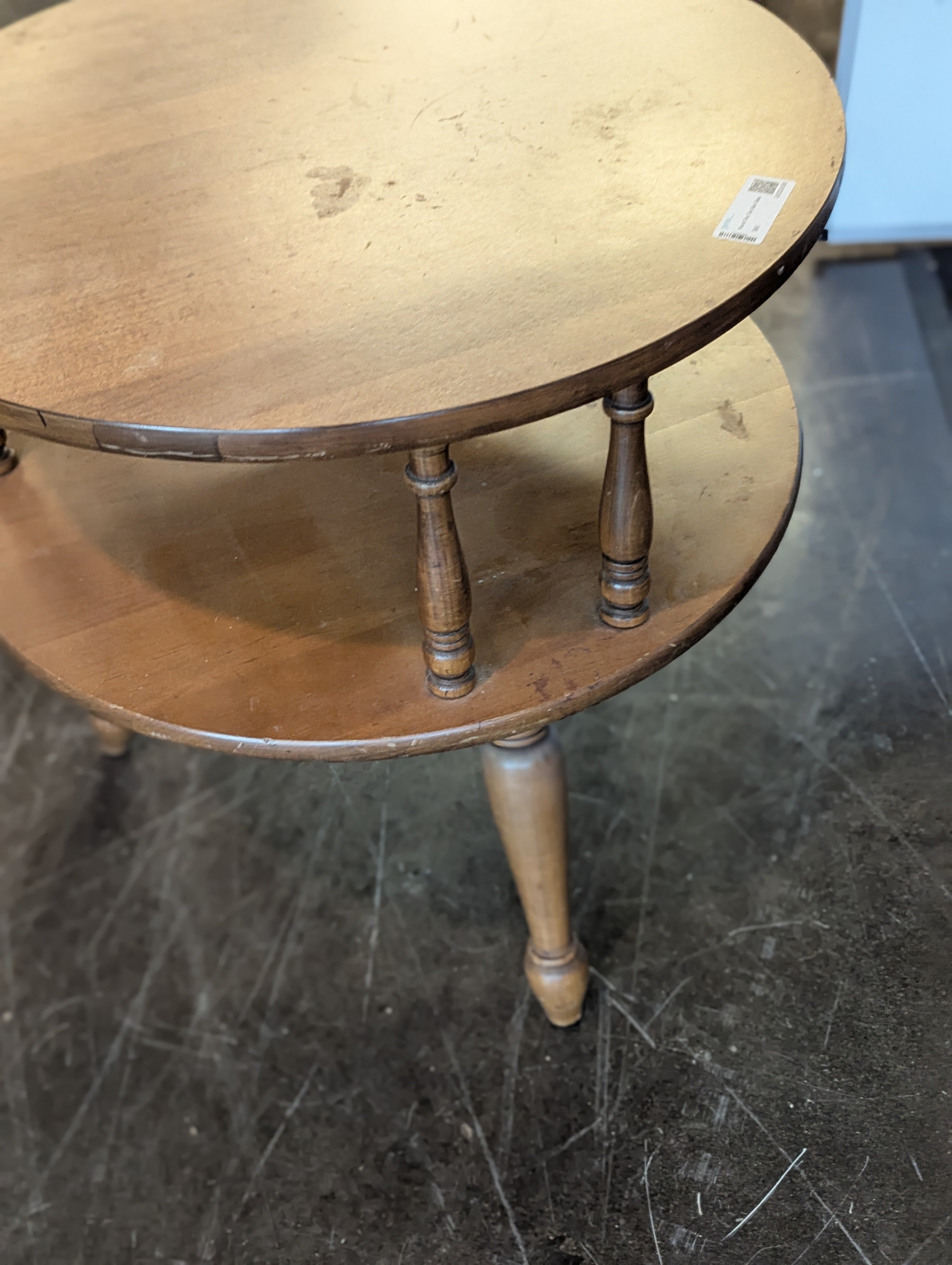 Mersman Round Two Tier Side Table