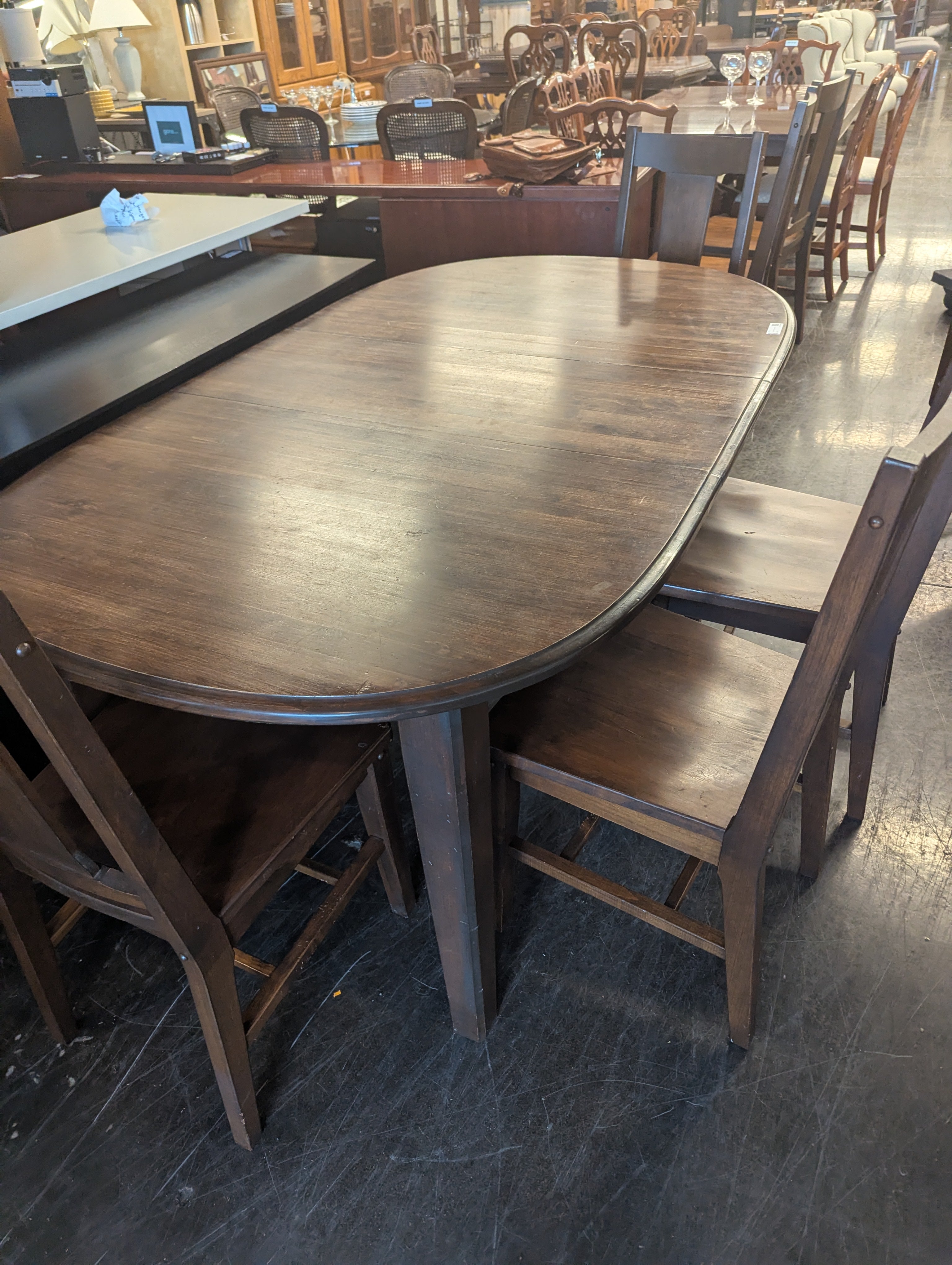 Dining Table 6 Chairs w/ 2 Leaves
