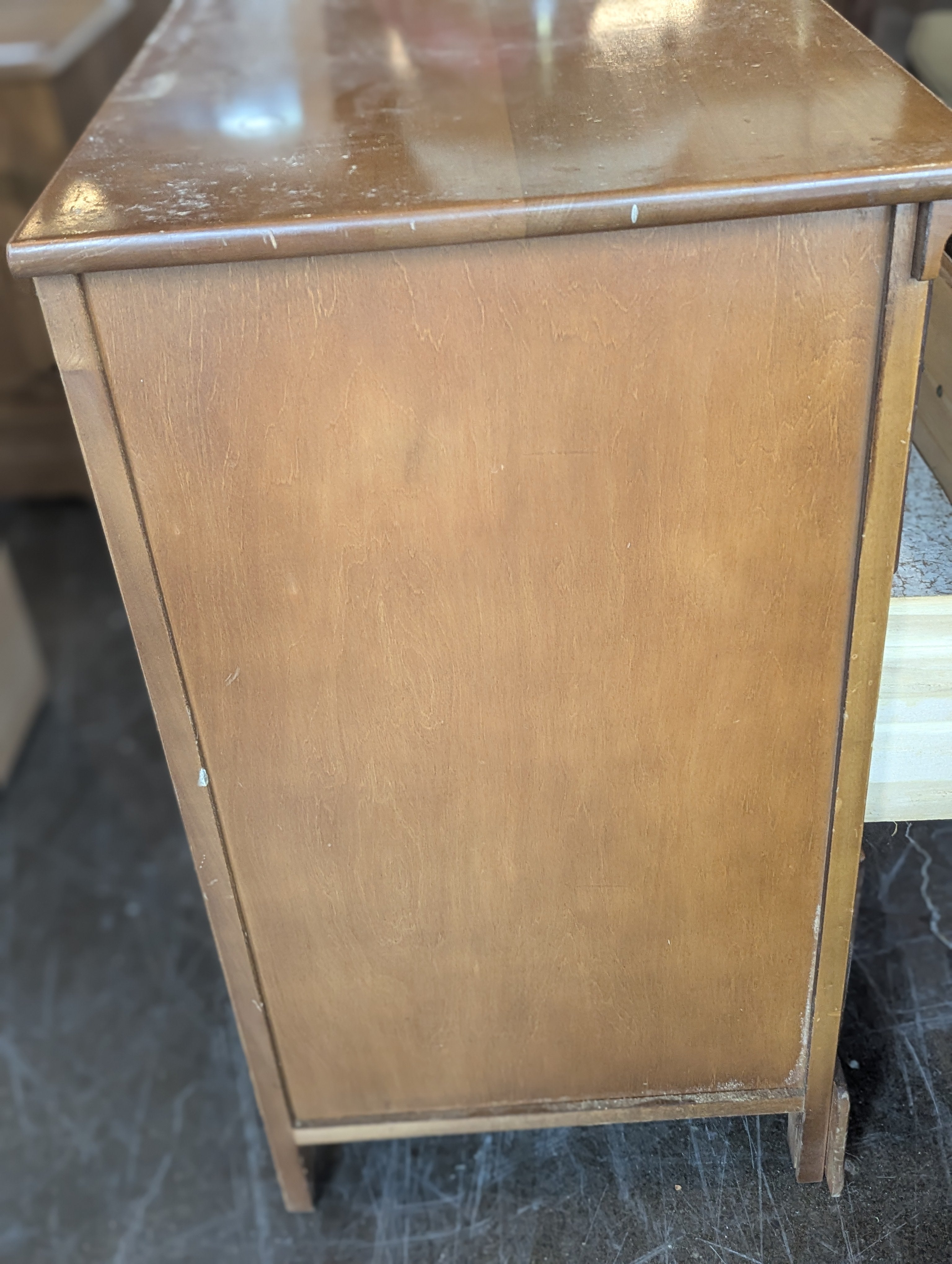 7 Drawer Lowboy With Mirror