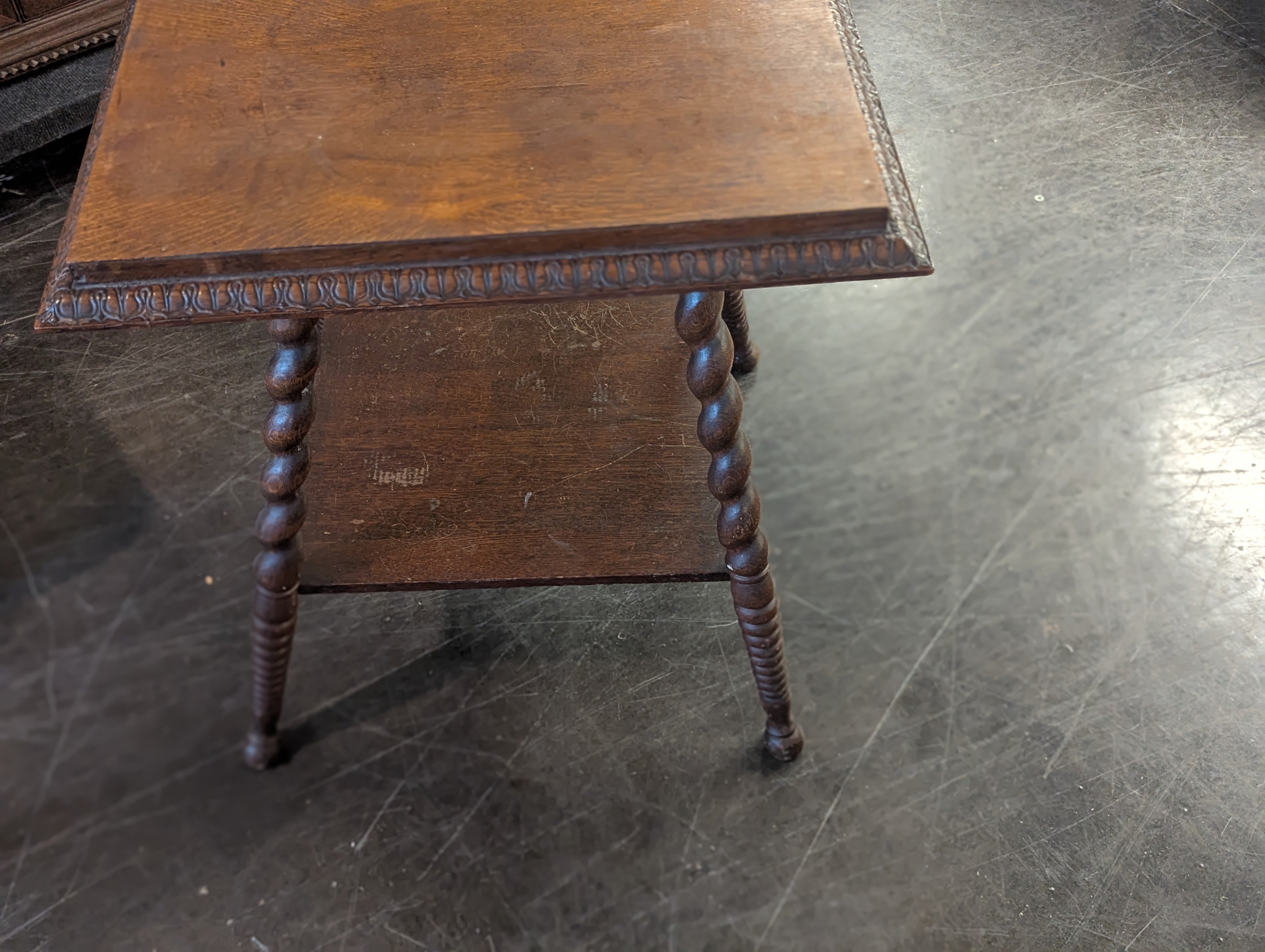 Square 2 Tier Accent Table