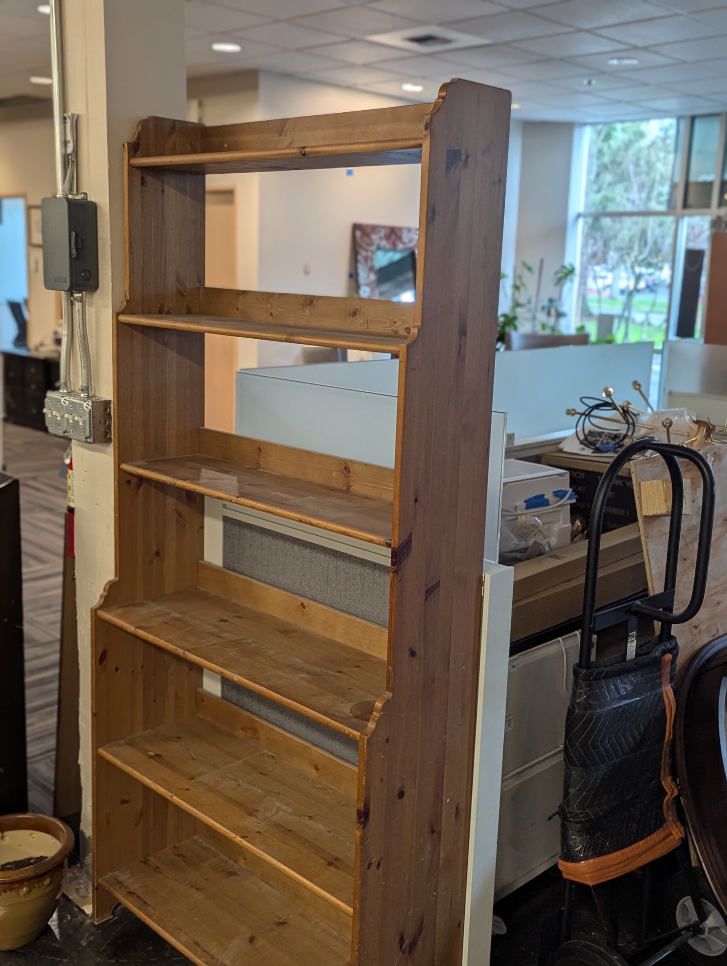 Tall Oak Bookshelf