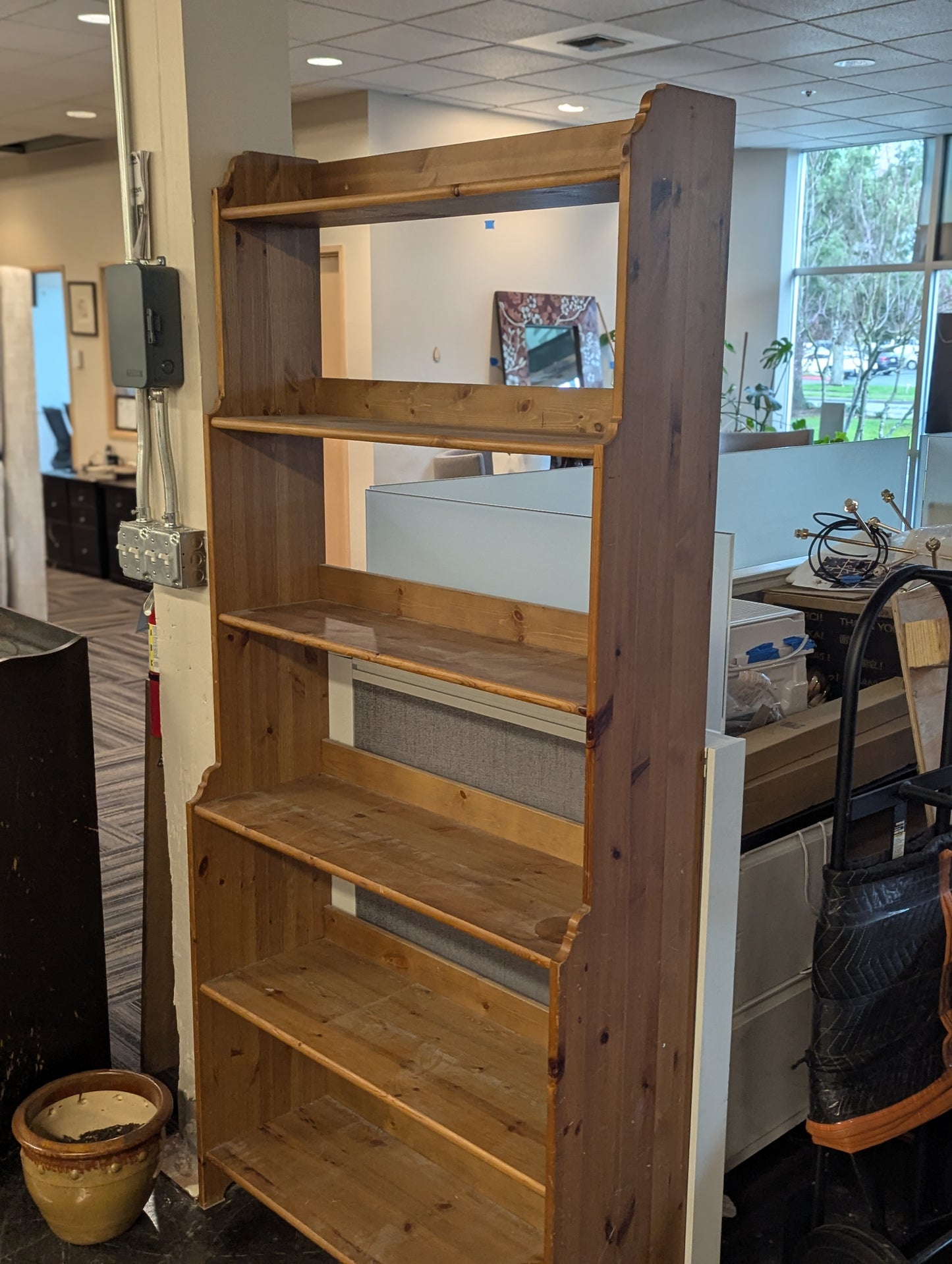 Tall Oak Bookshelf