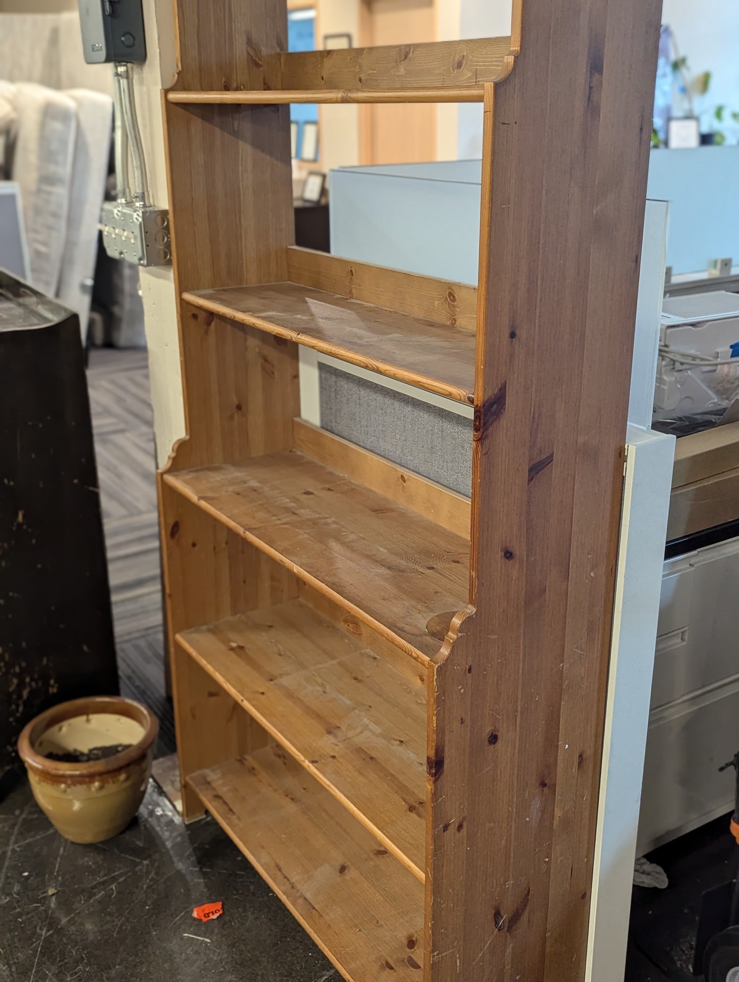 Tall Oak Bookshelf