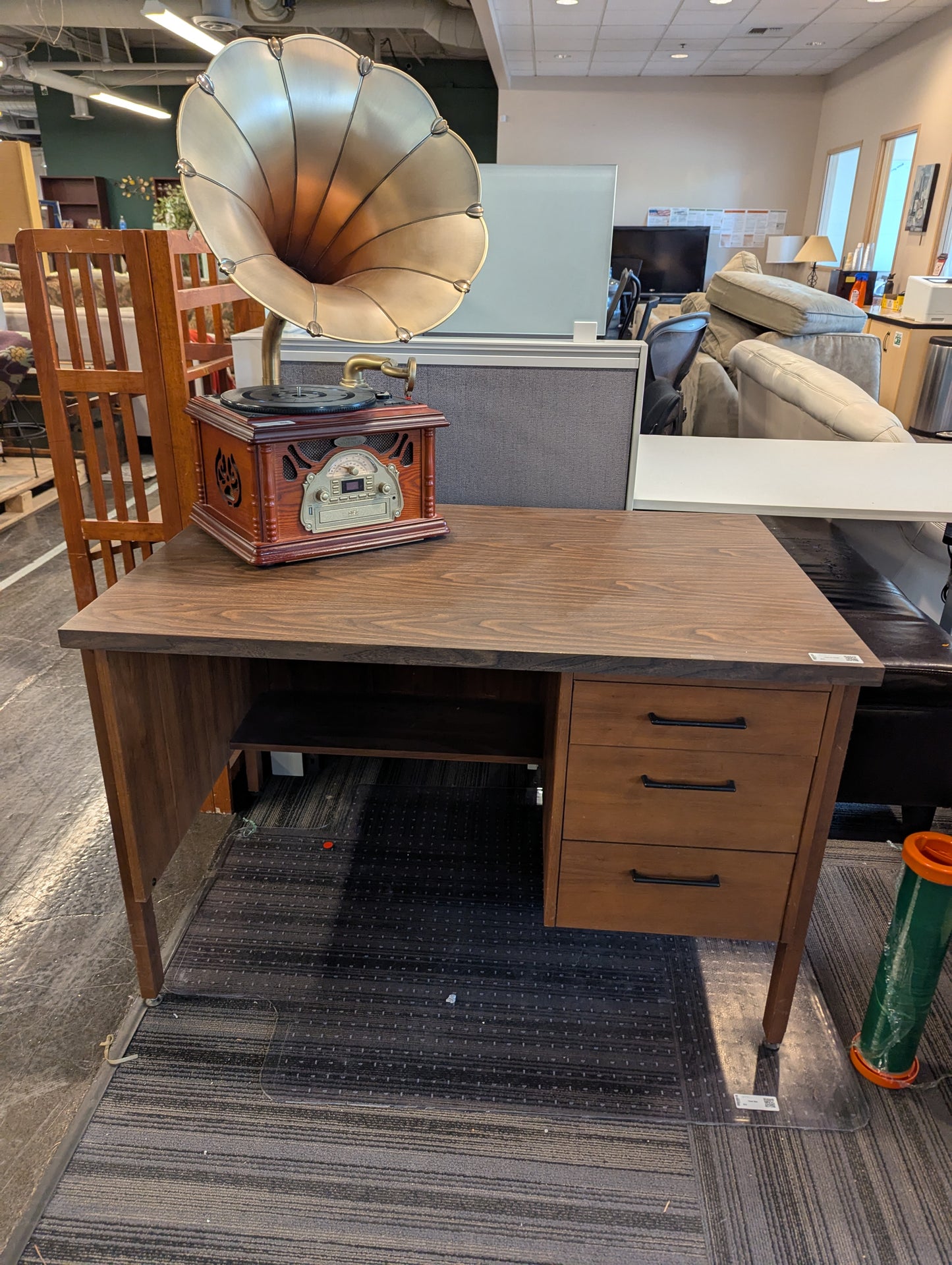 Vintage Walnut Desk