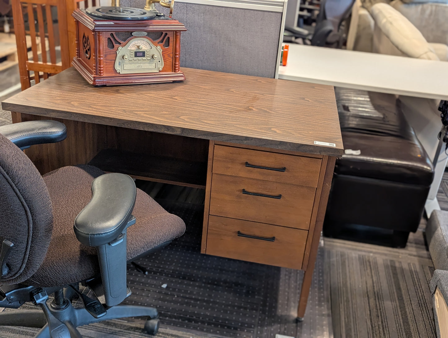 Vintage Walnut Desk