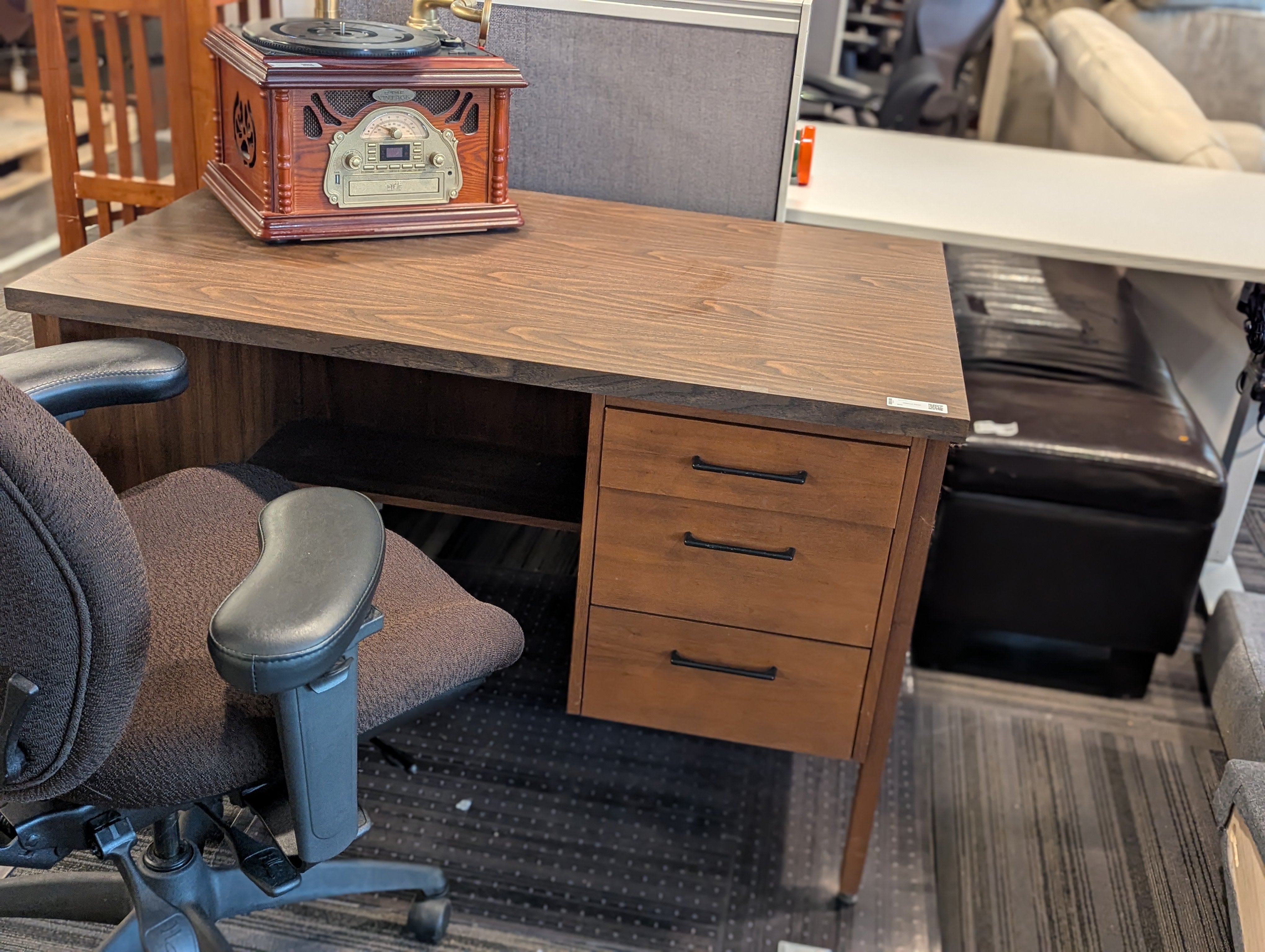 Mid-Century Modern Desk by Biltrite Furniture (Made in Canada)