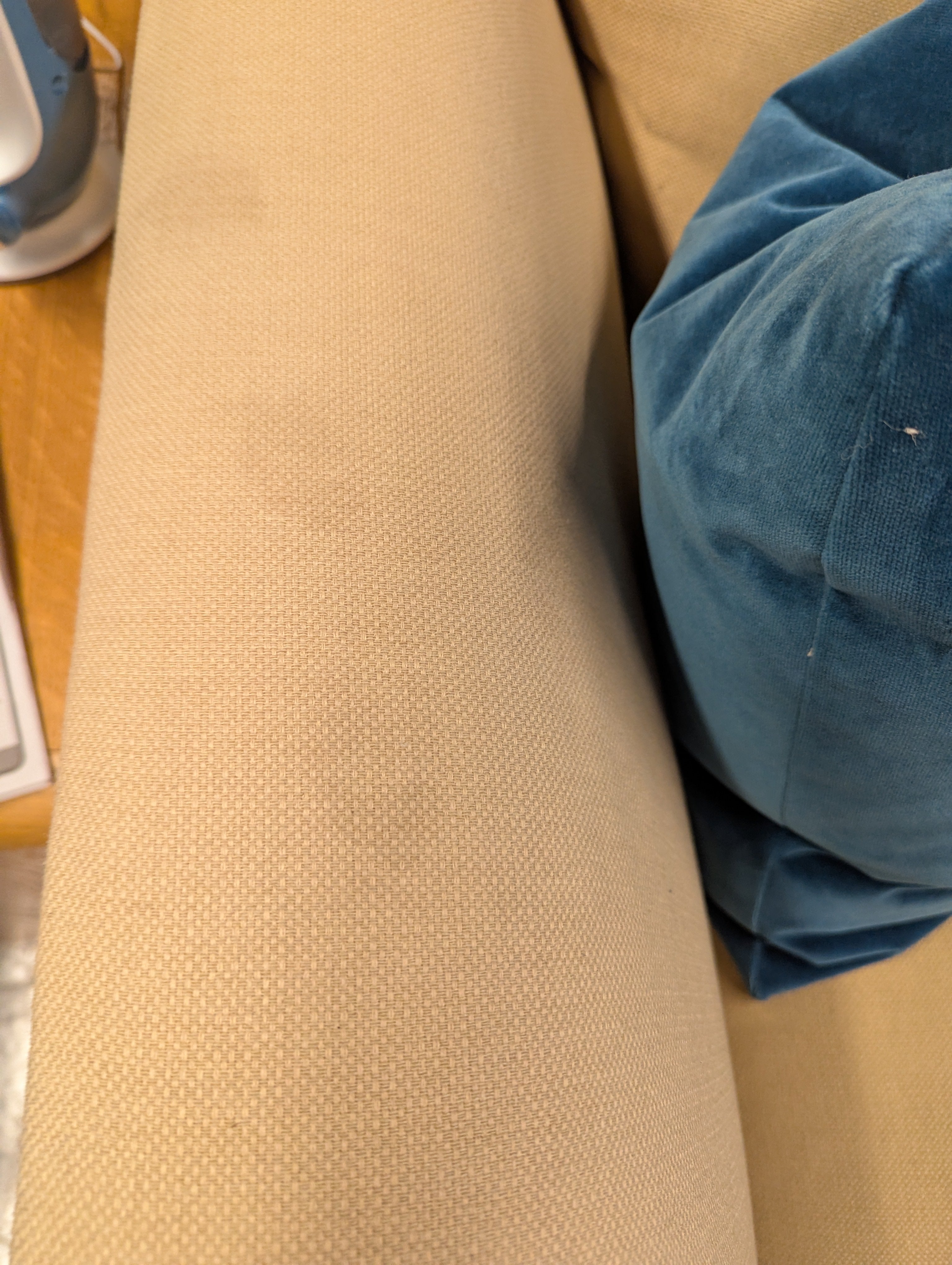 Beige L Shaped Sectional
