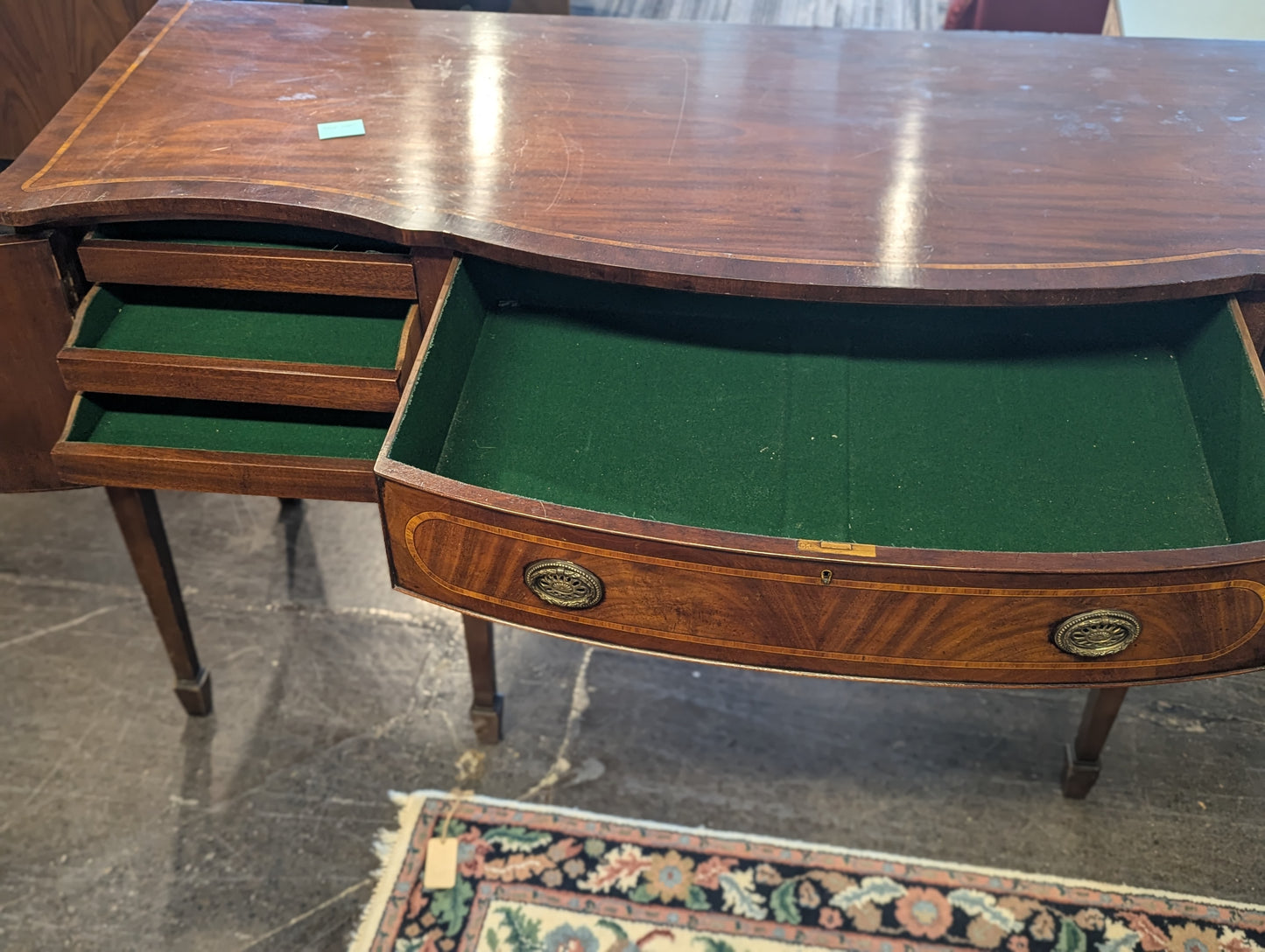 Made in England Wood Inlay Buffett