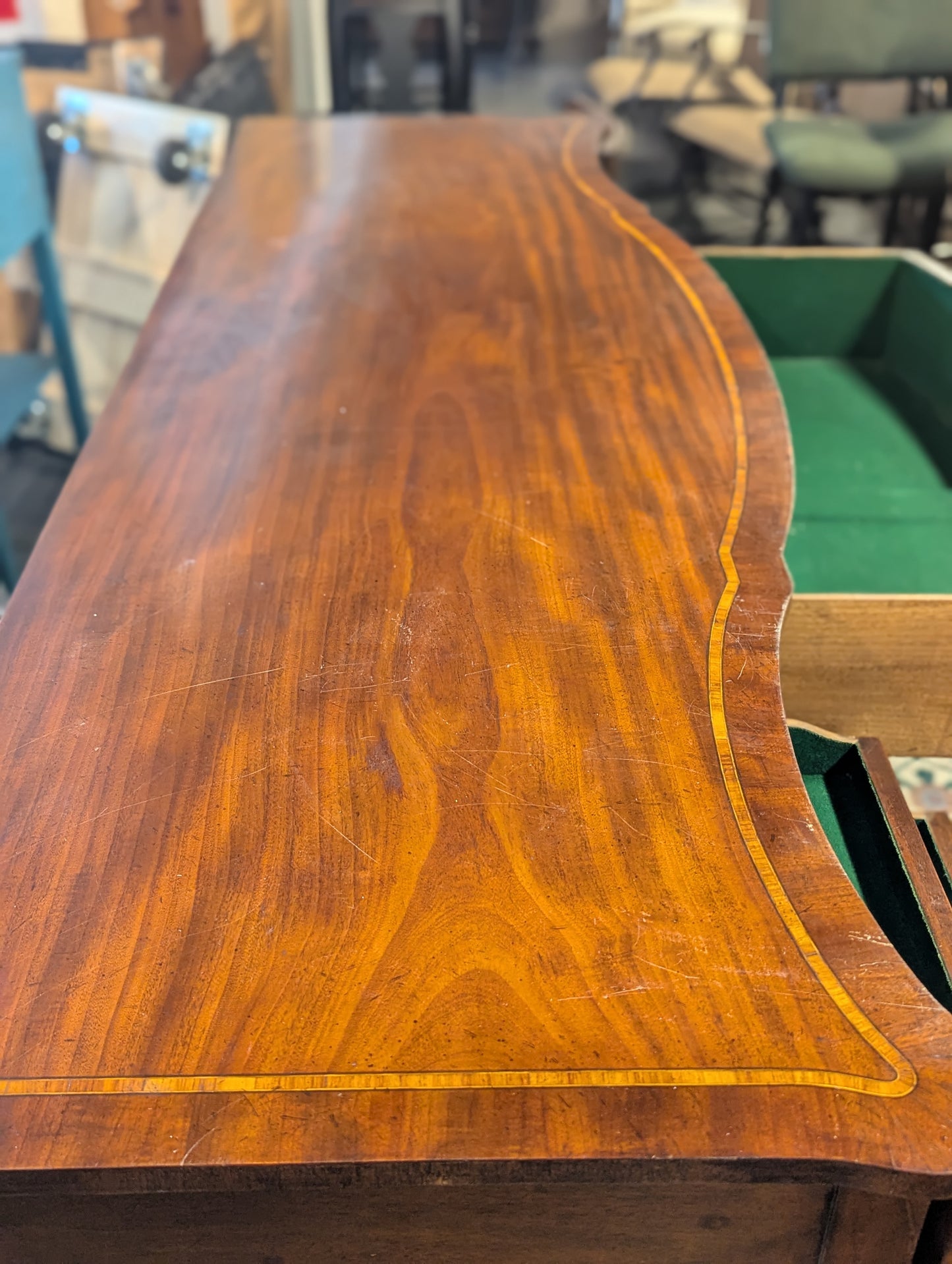 Made in England Wood Inlay Buffett