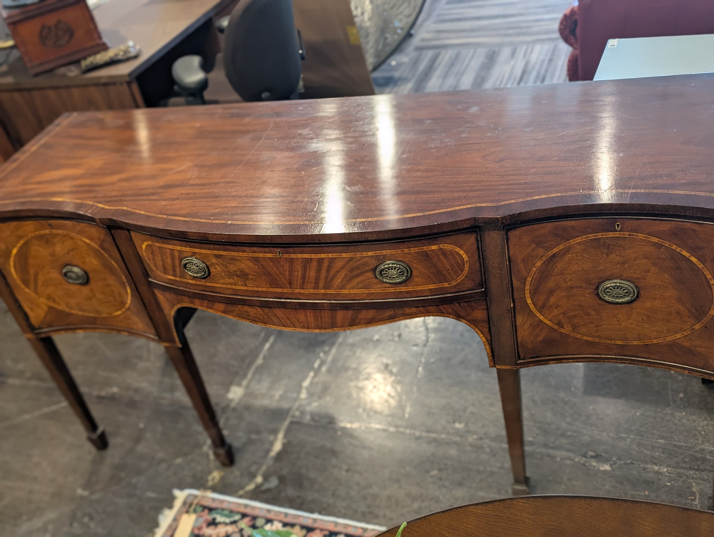 Made in England Wood Inlay Buffett