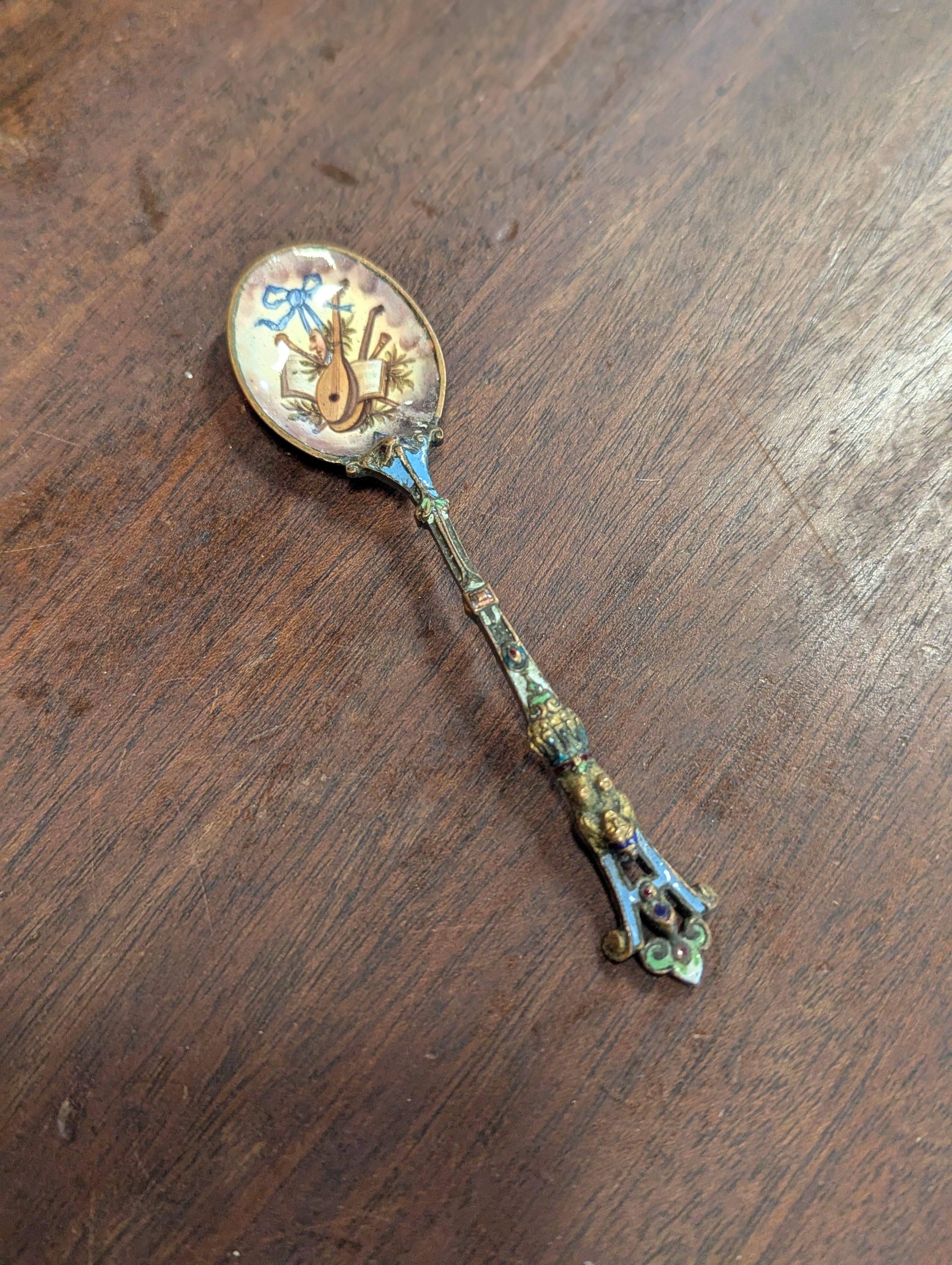 Enamel Souvenir Spoon