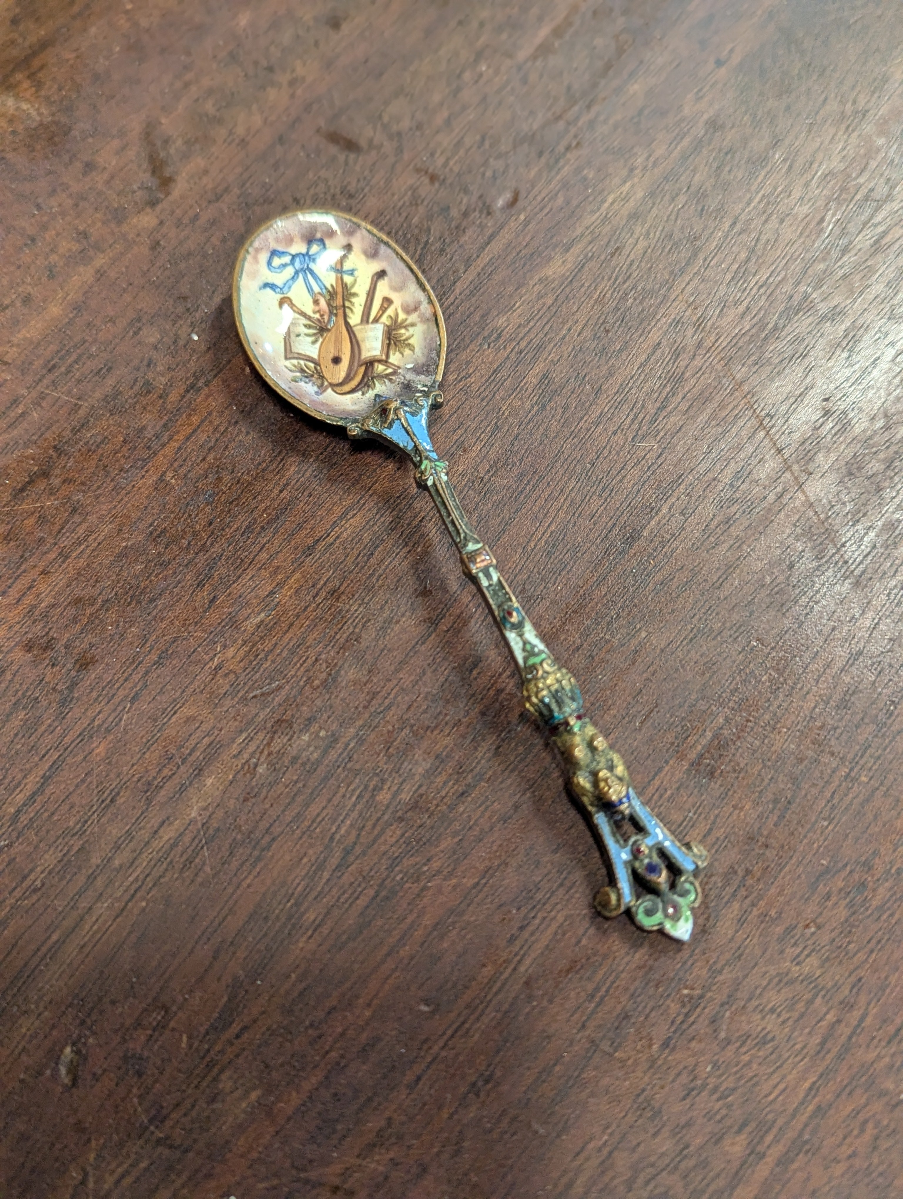 Enamel Souvenir Spoon