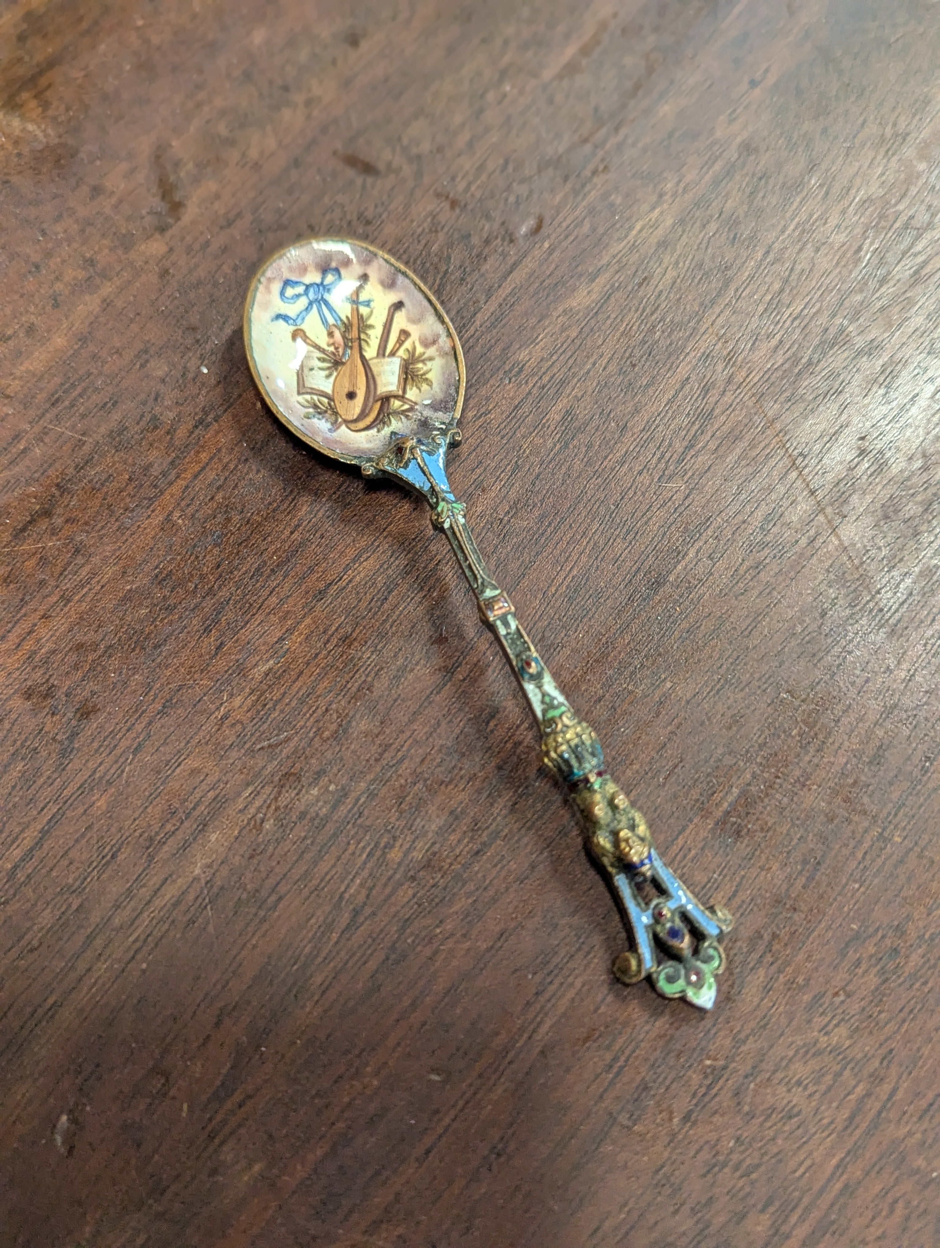 Enamel Souvenir Spoon