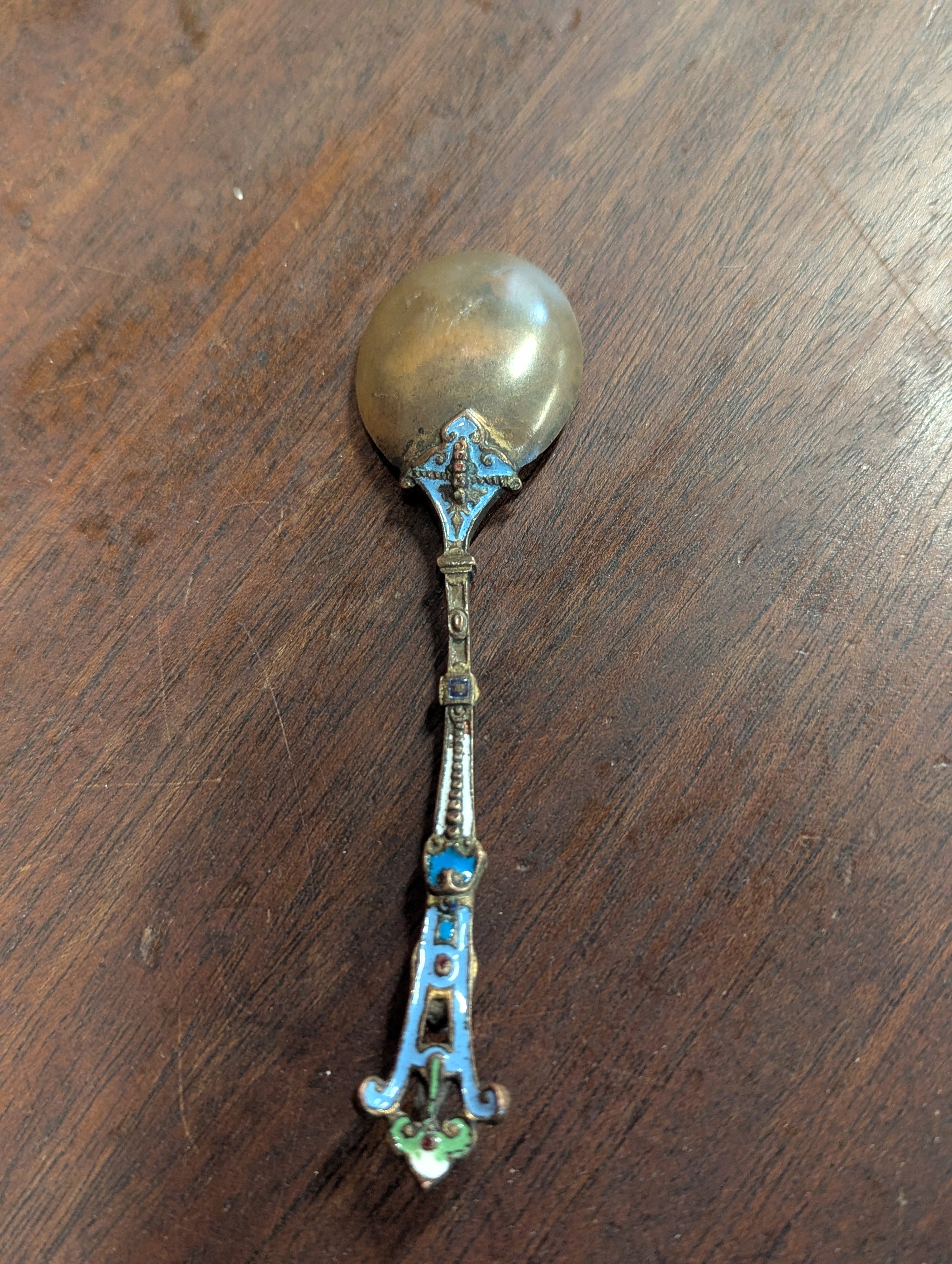 Enamel Souvenir Spoon