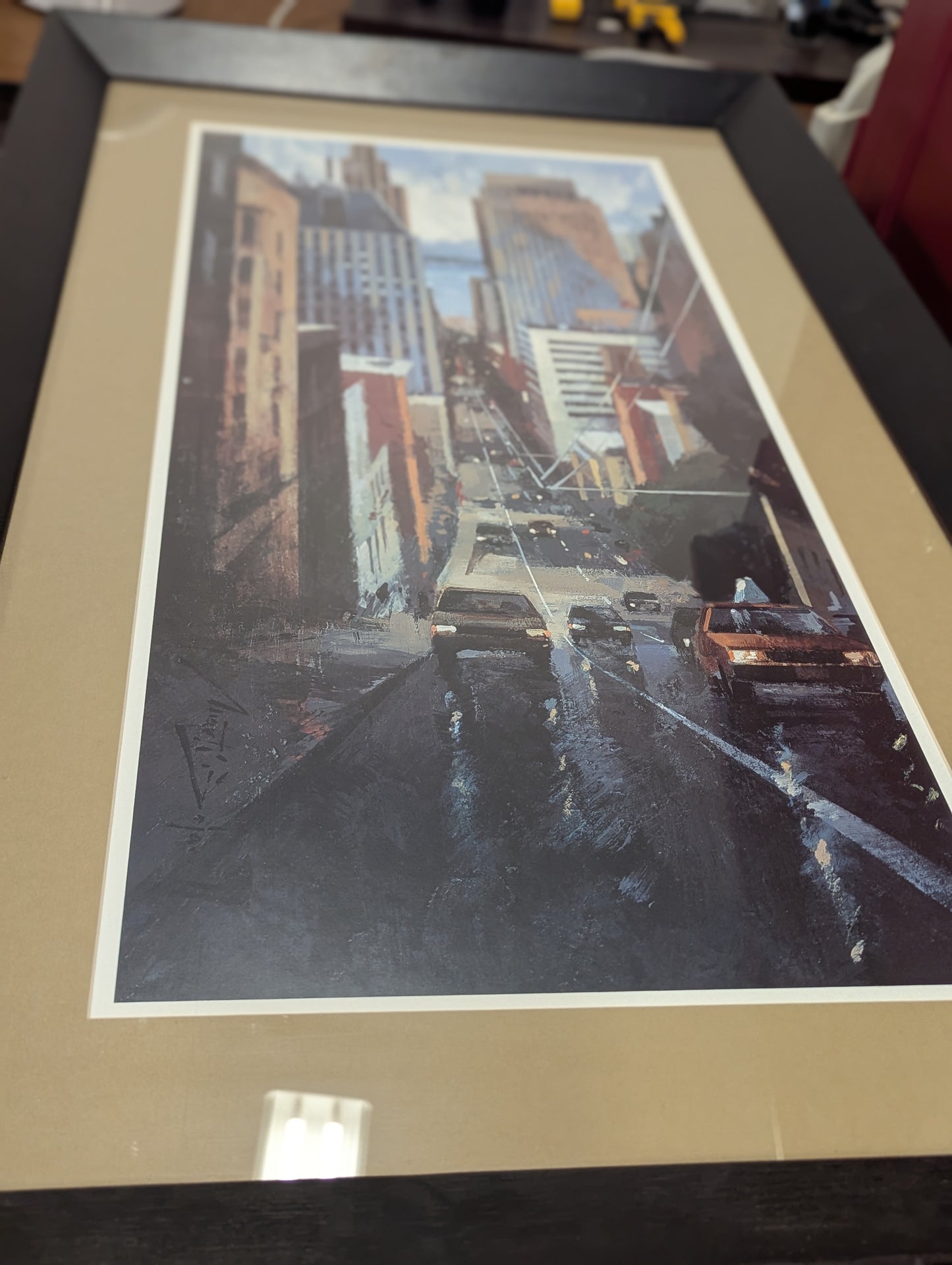 Vertical Print of San Francisco