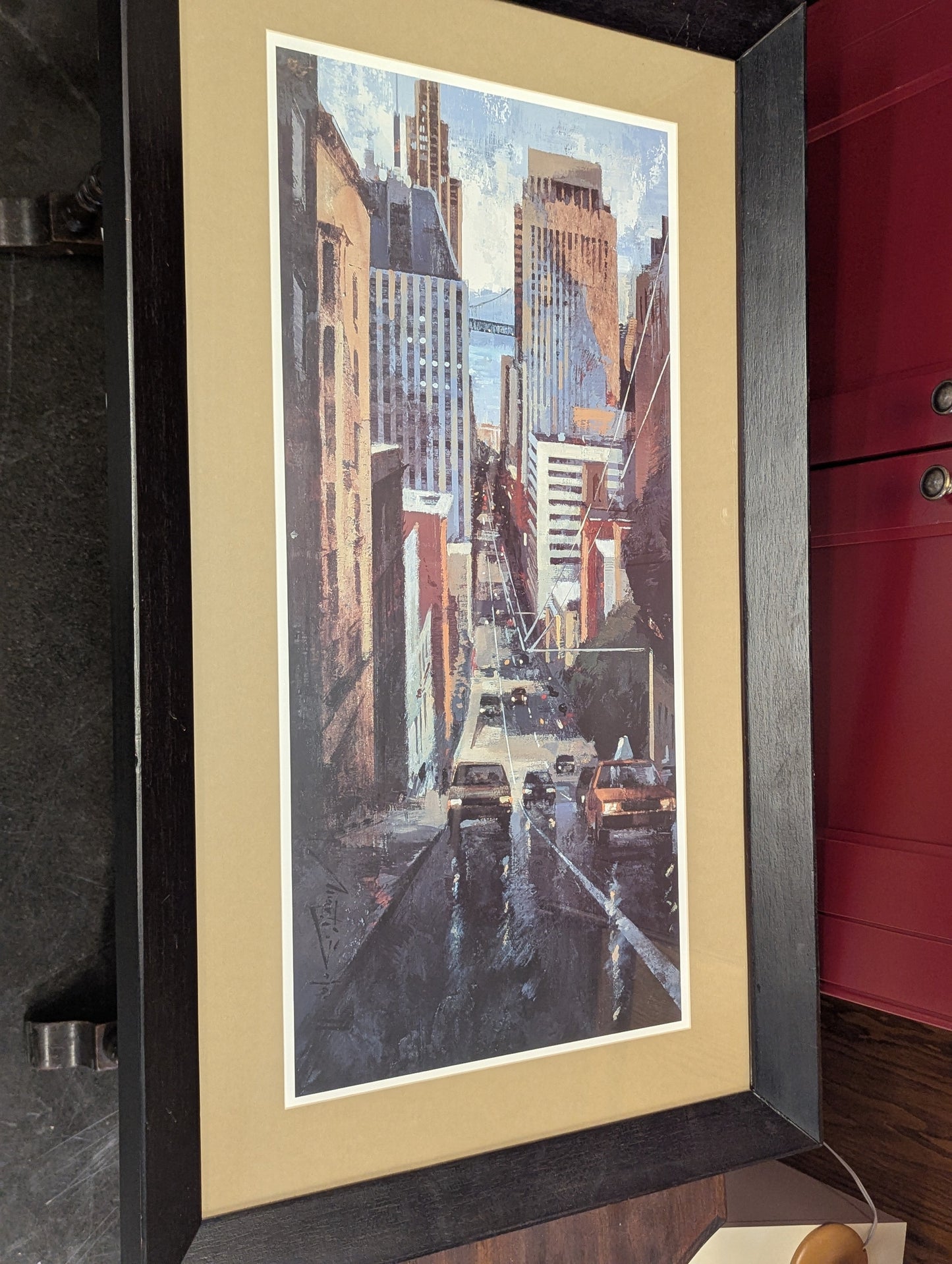 Vertical Print of San Francisco