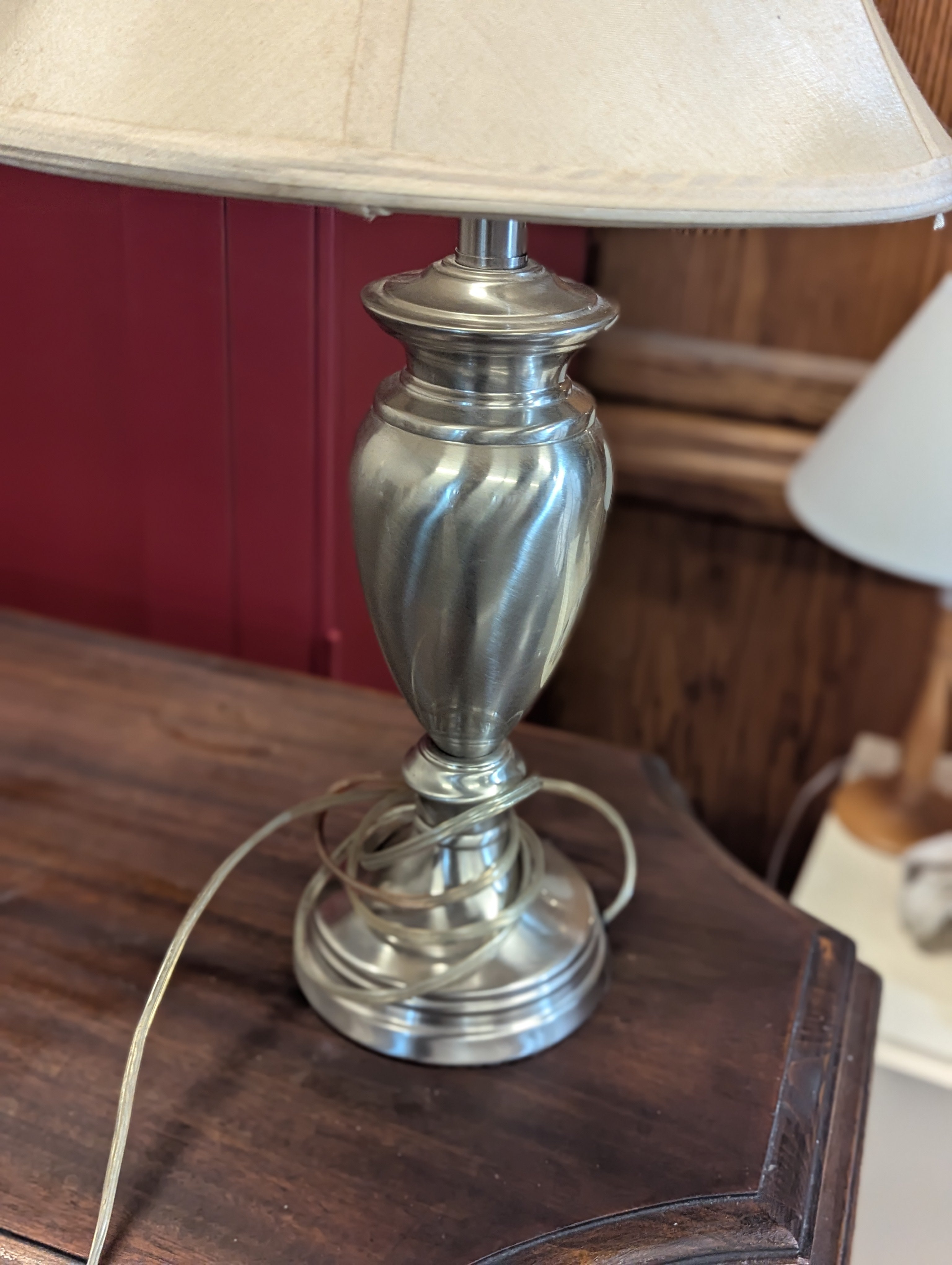 Chrome Table Lamp