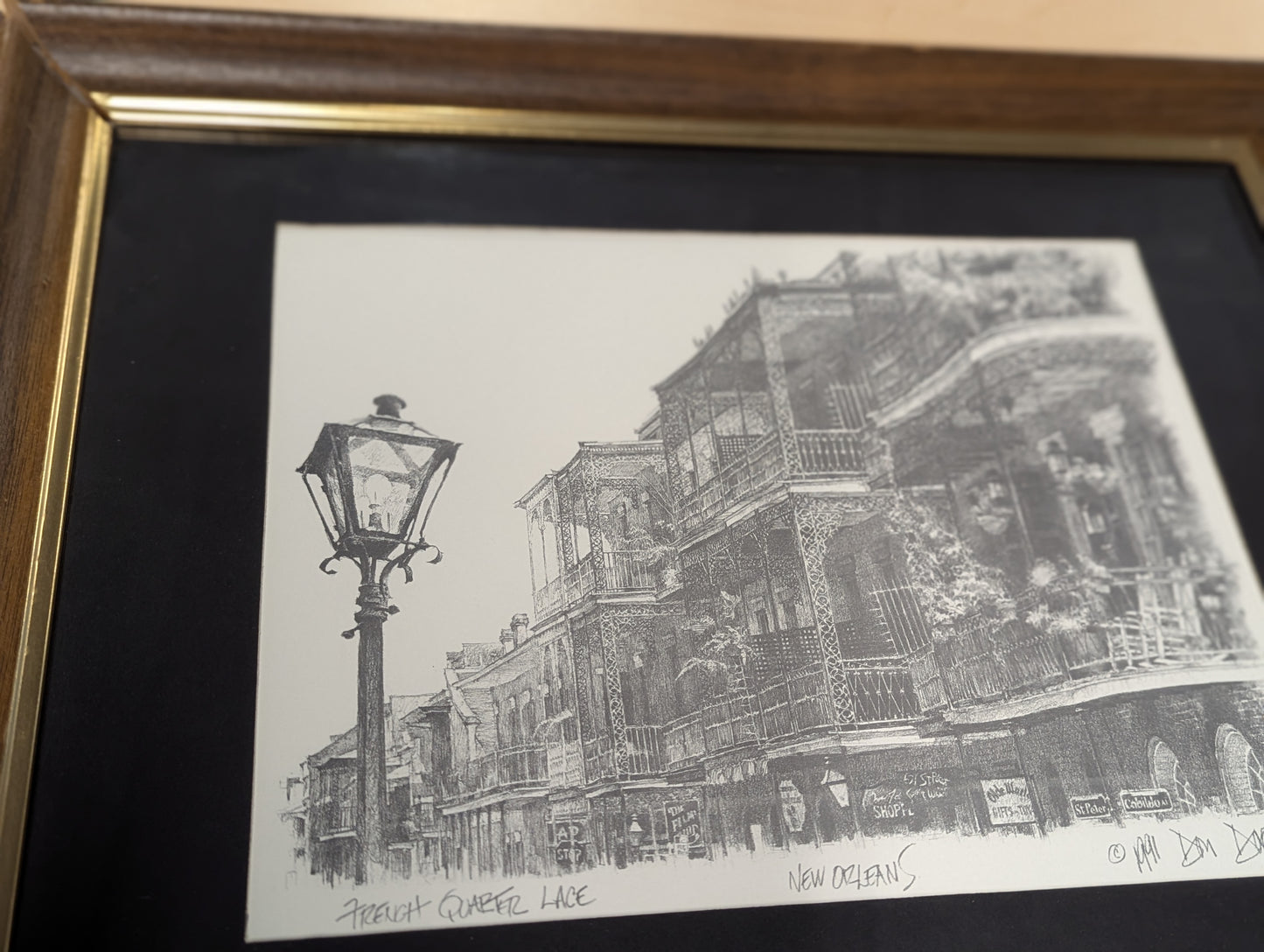 New Orleans Print "French Quarter Lace" by Don Davey