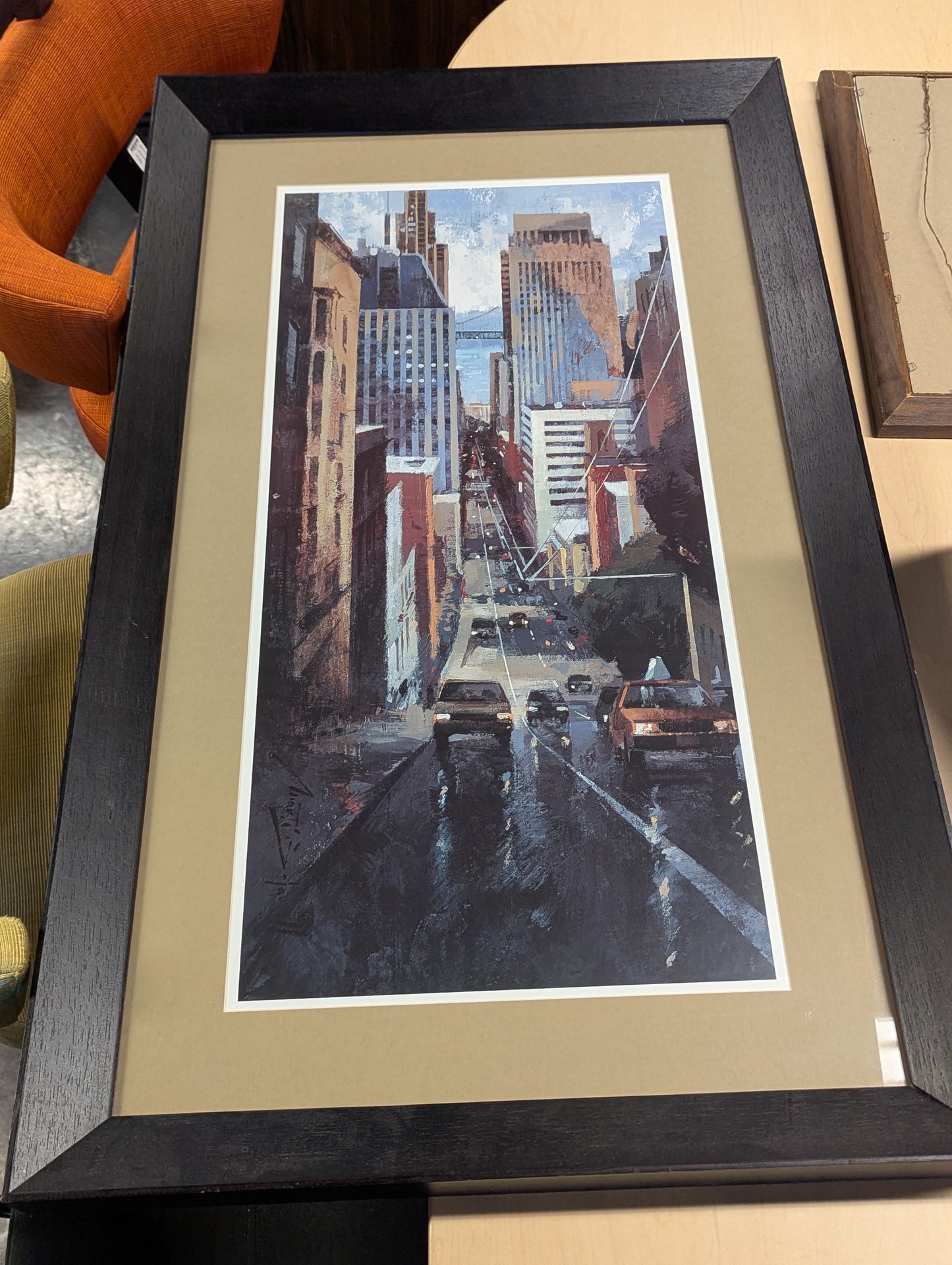 Vertical Print of San Francisco