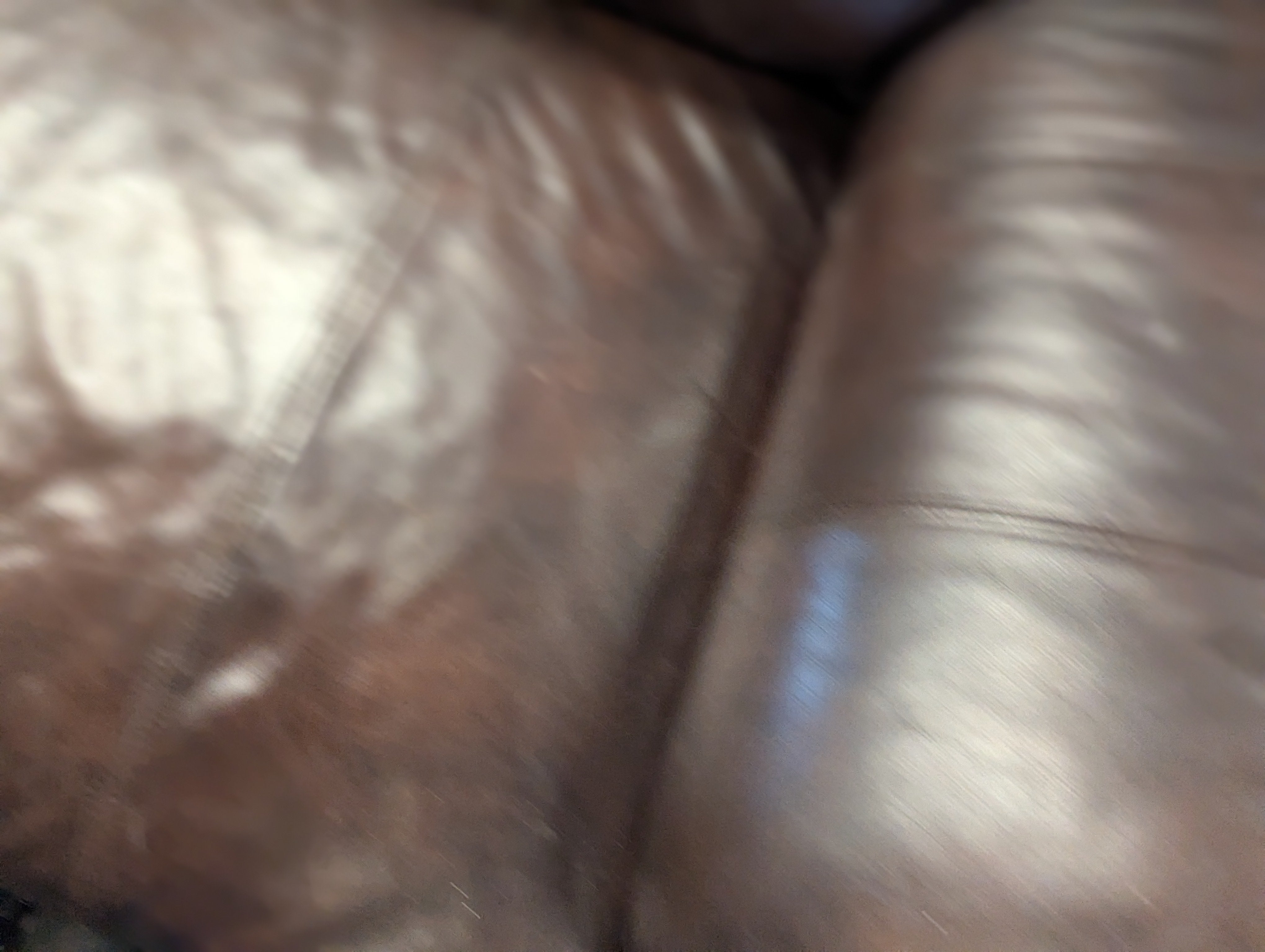 Large Brown Bucket Seat