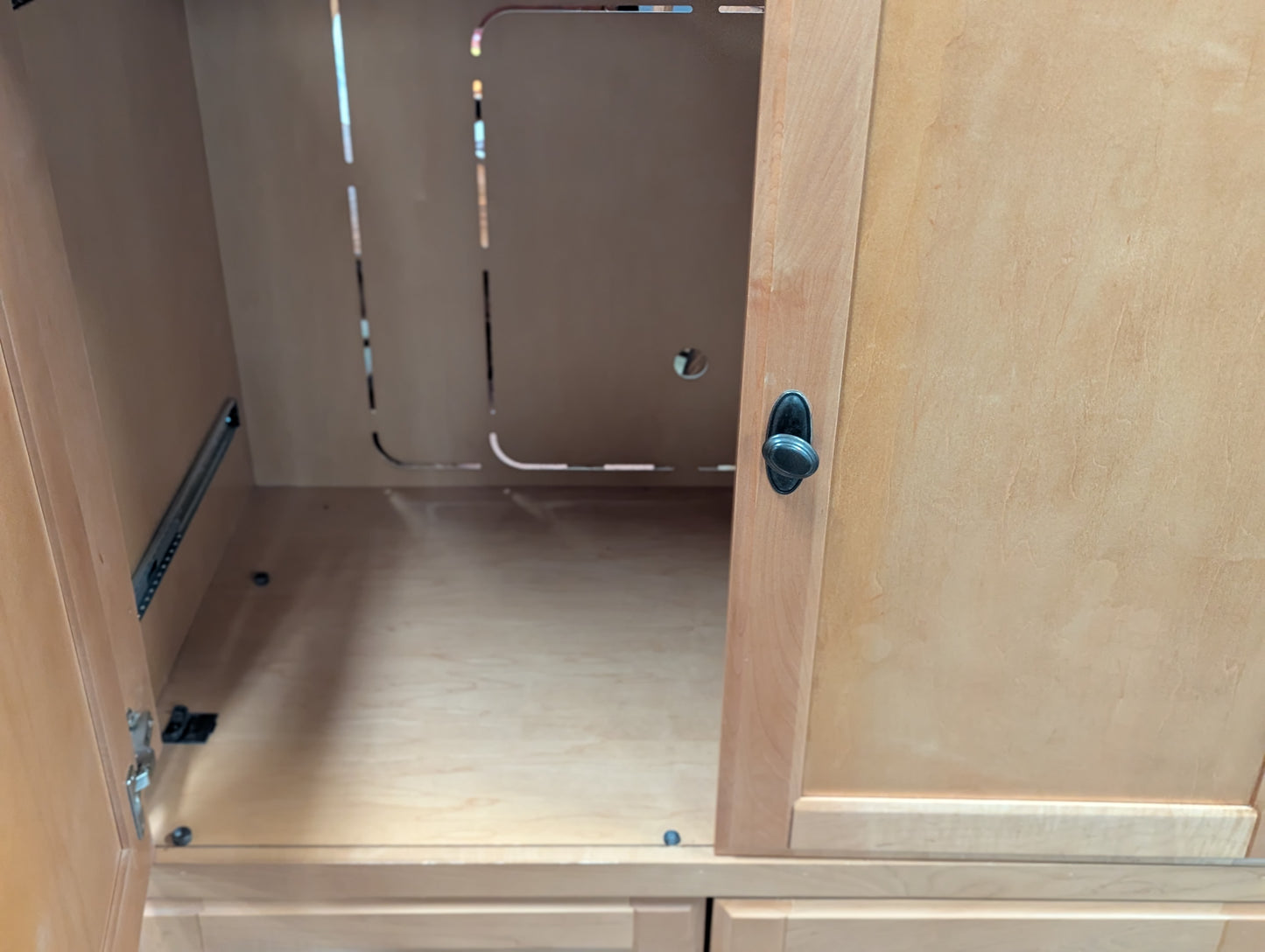 Light Oak Entertainment Center/Media Cabinet