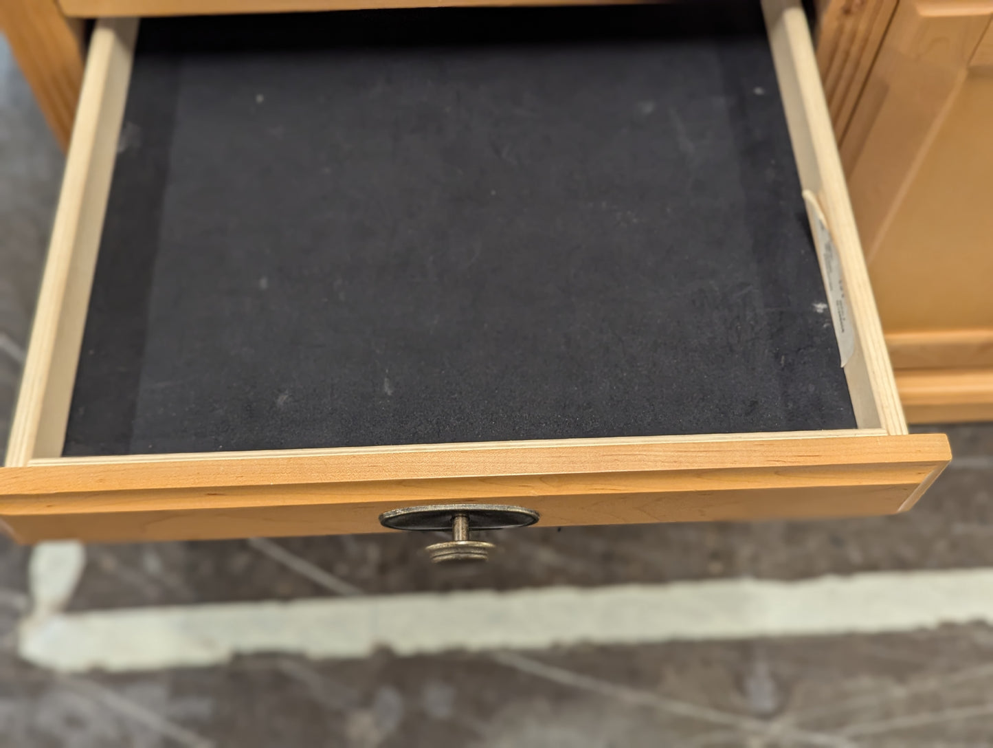 Light Oak Entertainment Center/Media Cabinet