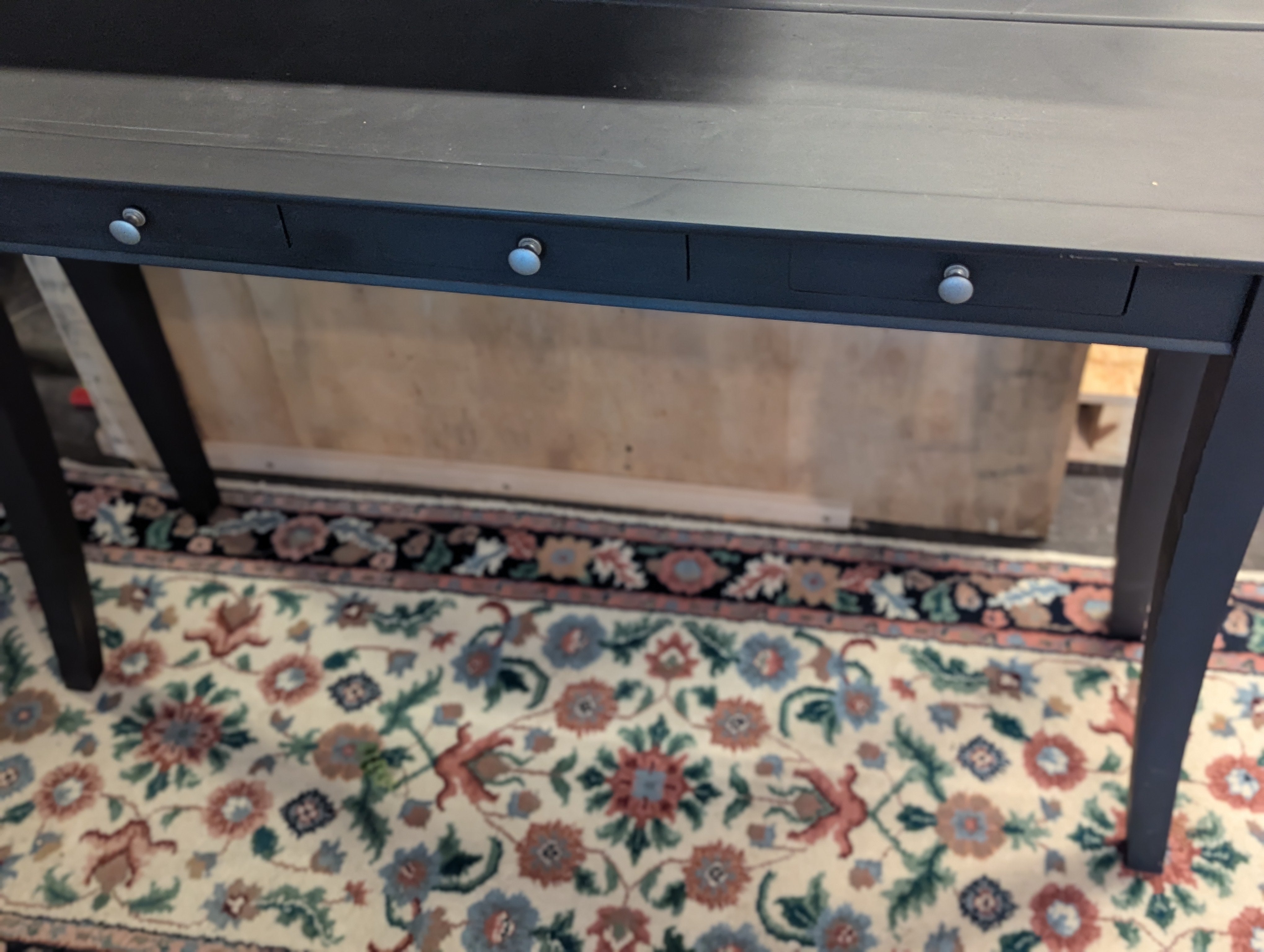 Simple Black Couch Table