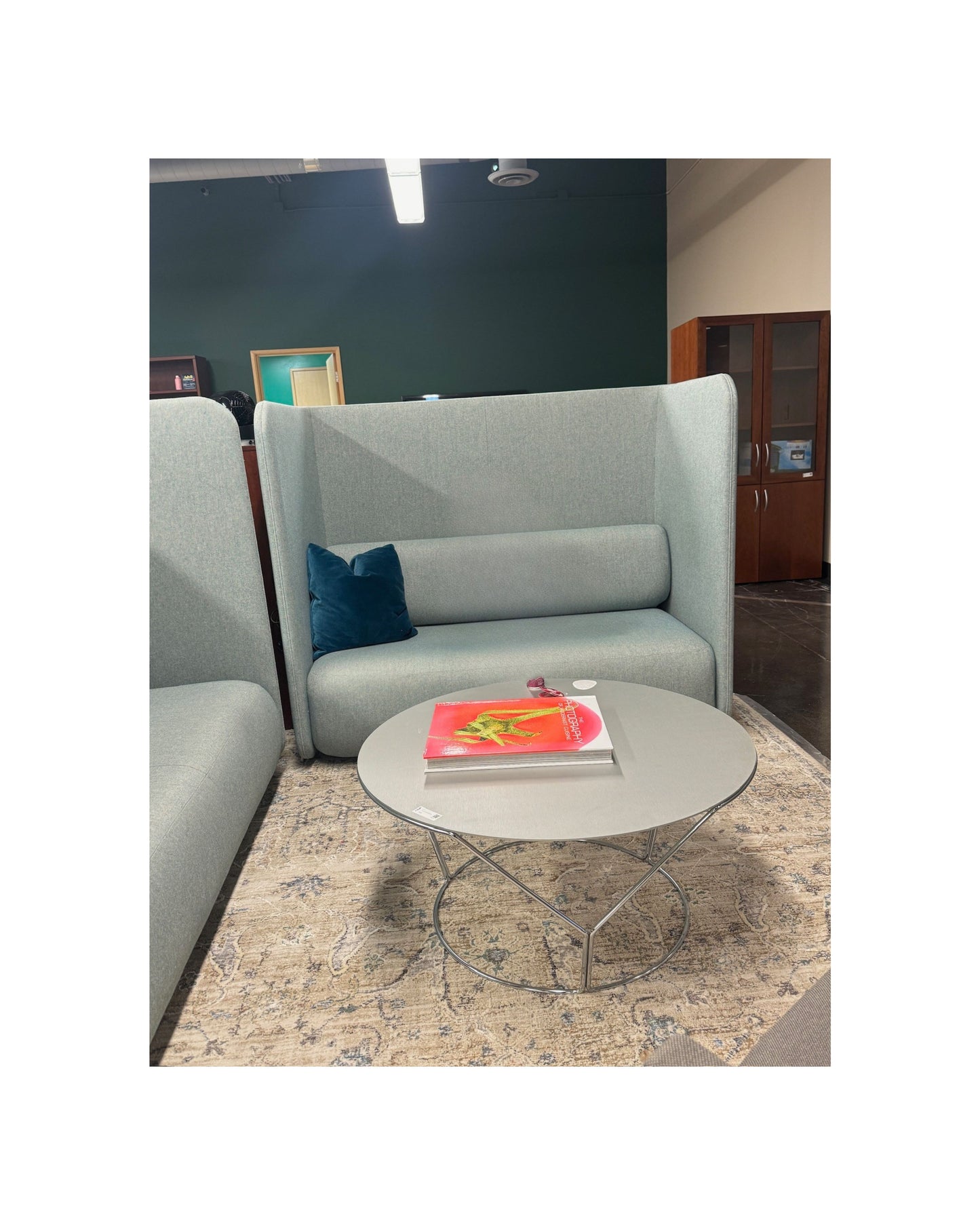 Camira Main Line Flax: Bayswater | Mid Century Wool Upholstery Fabric Chapelle is a series of privacy lounge seating Bernhardt Design