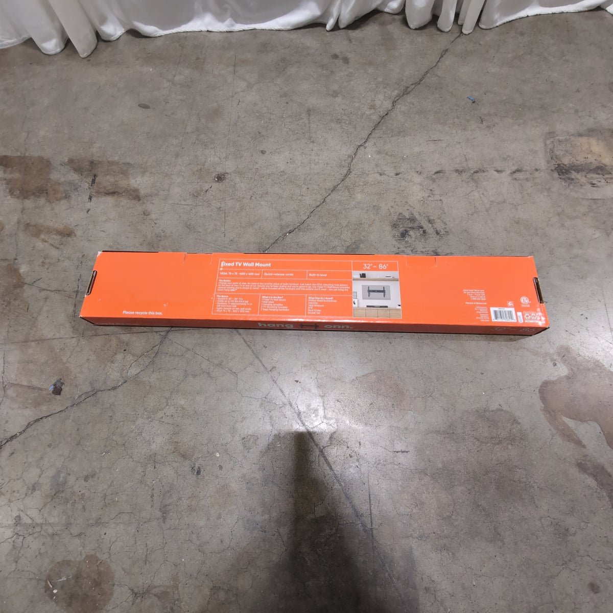 onn. Fixed TV Wall Mount for 32"-86" TVs