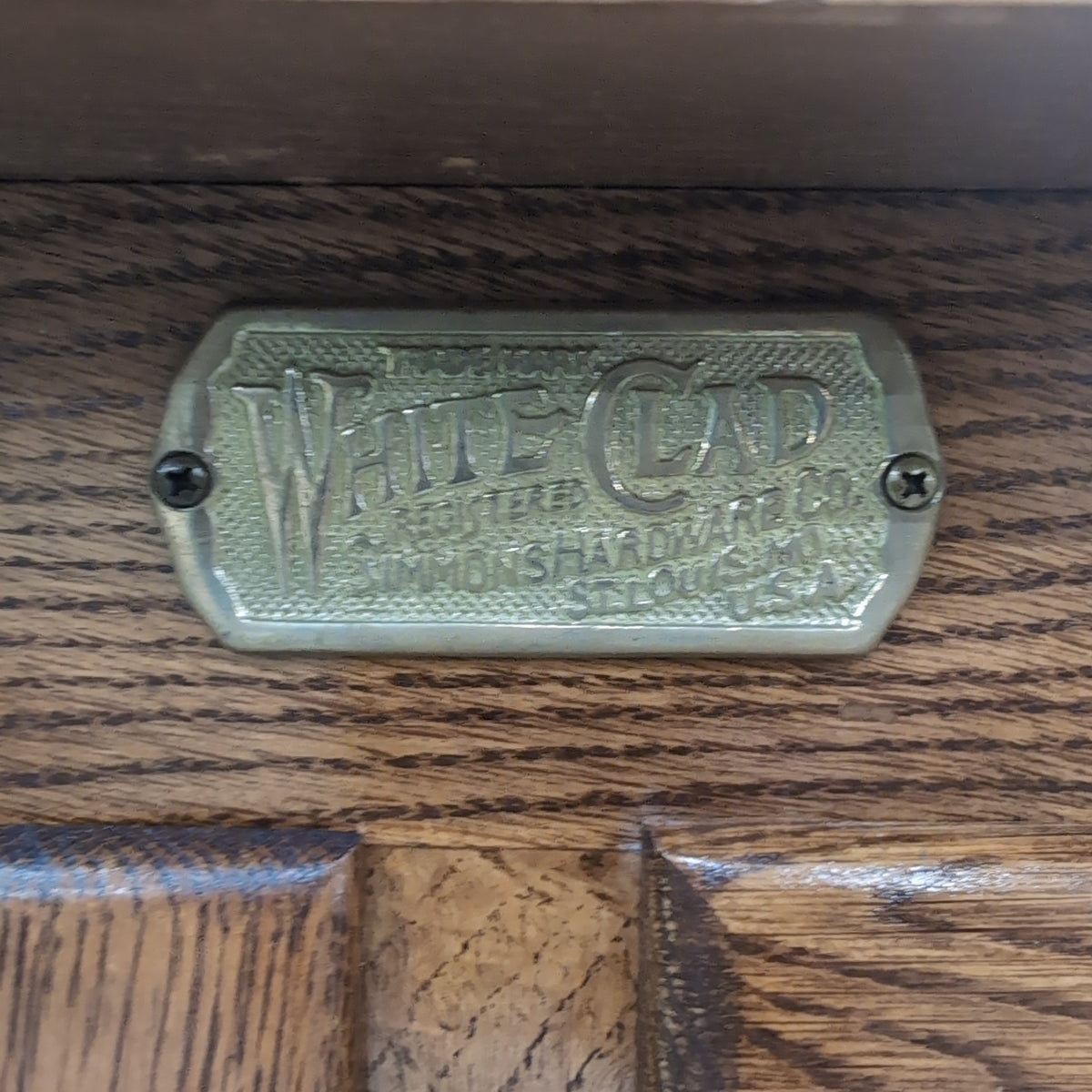 WHITECLAD Oak Wood Storage Cabinet with Bottle Opener
