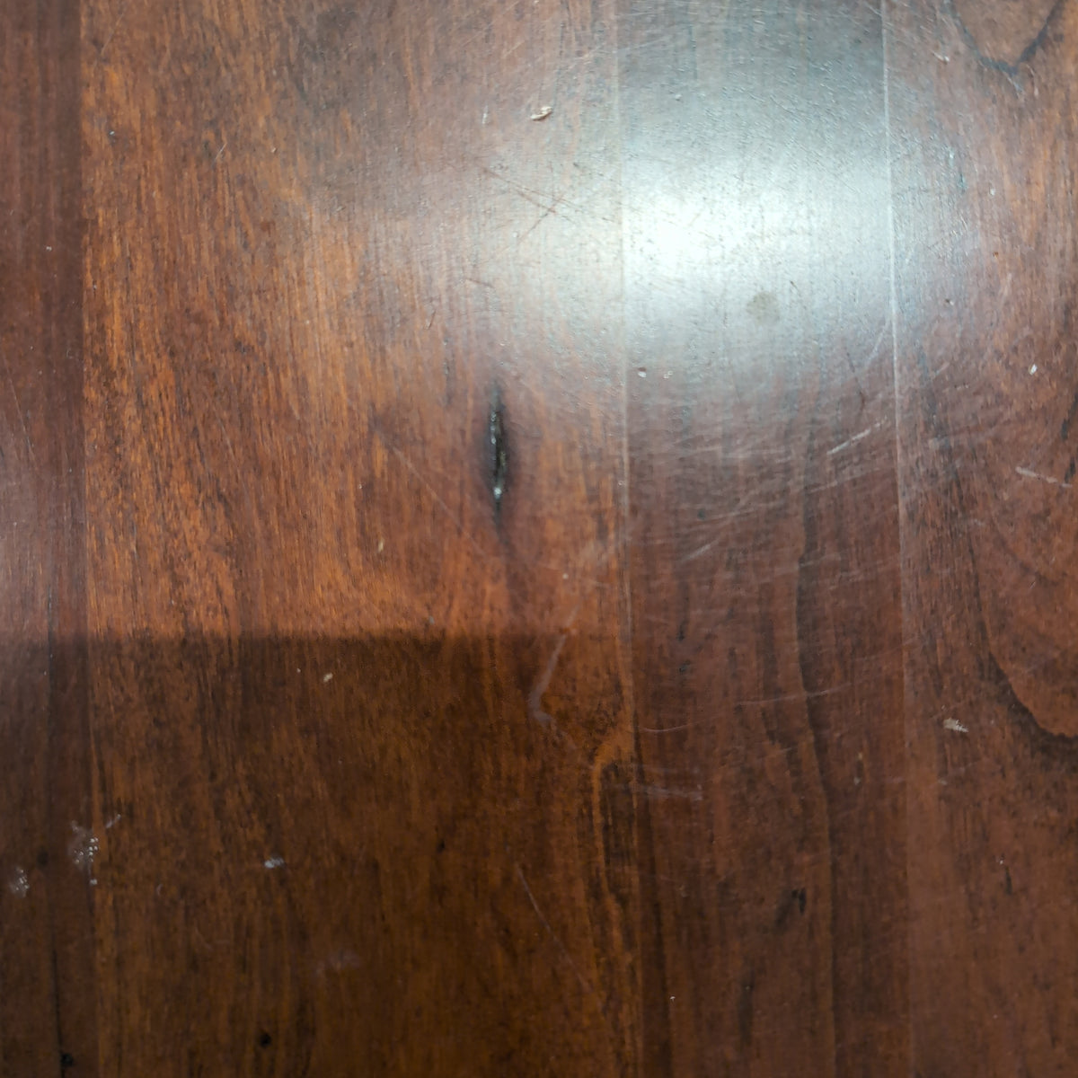Lexington Cherry-toned Wood End Table with a Single Drawer