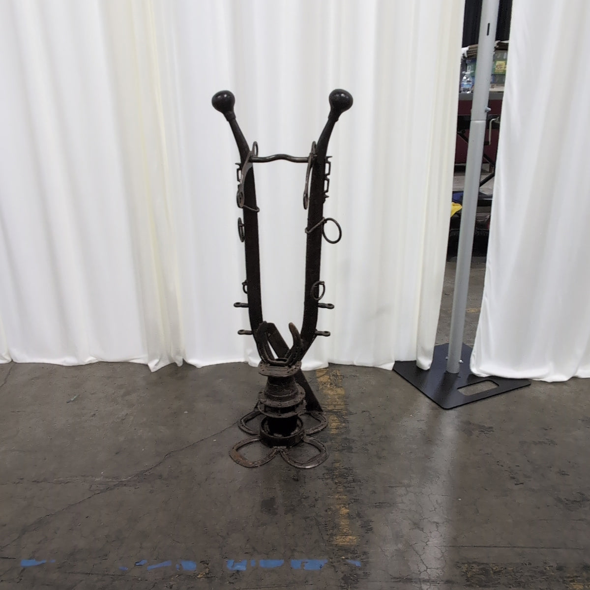 Dark Metal Freestanding Coat Rack