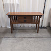 Craftsman Hardwood Two-Drawer Console Table