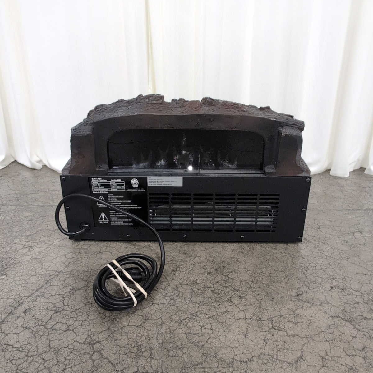 Realistic Faux Wood Electric Fireplace Log Insert
