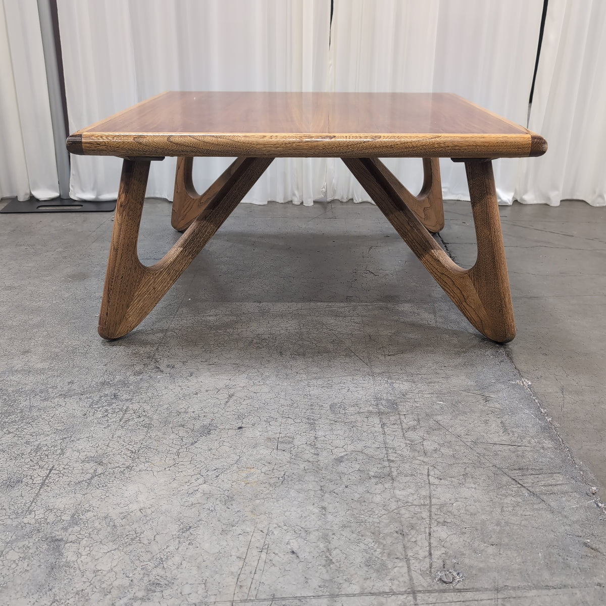 Warm Toned Square Wood End Table