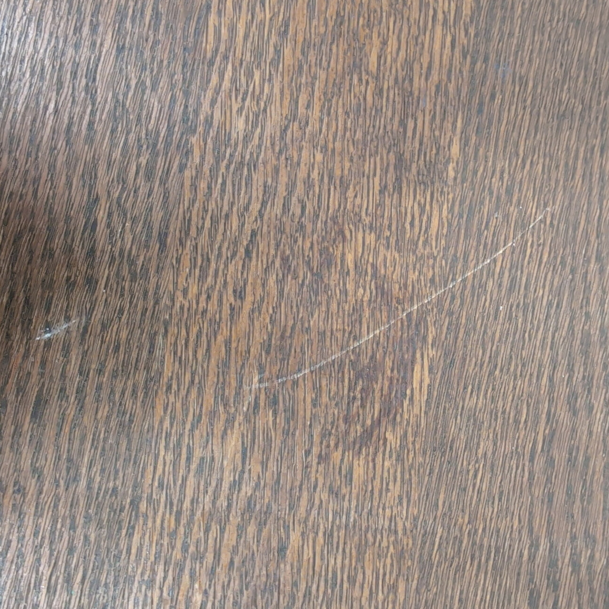 Dark Brown Wood End Table with Lower Shelf