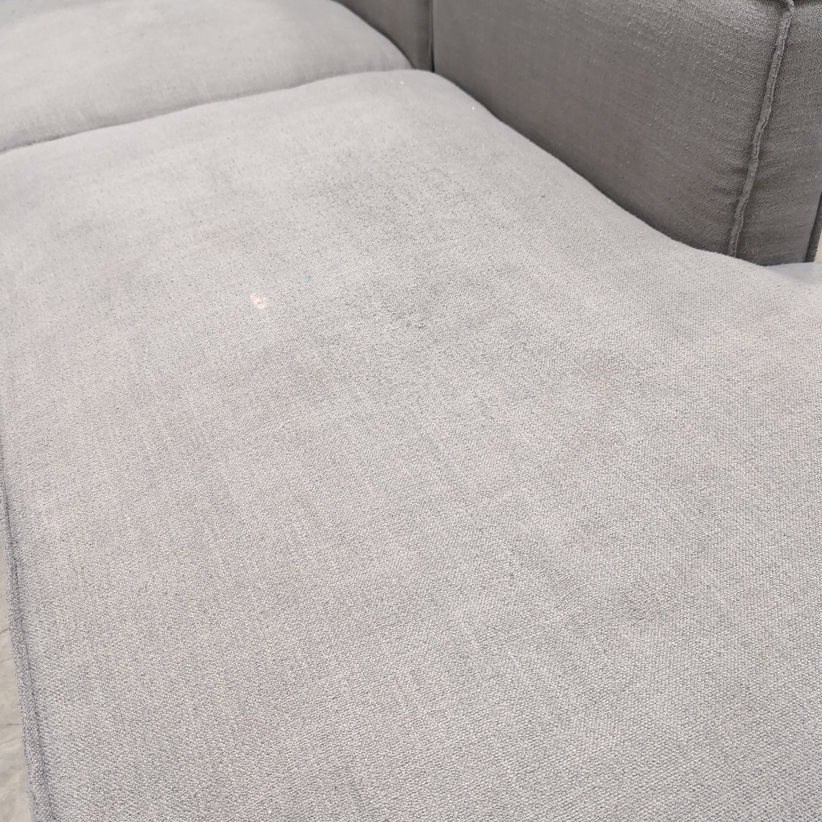 Grey Modular Fabric Sectional Couch