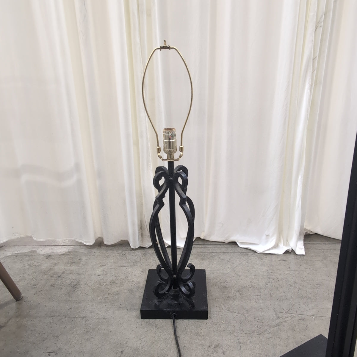 Black Wrought Iron Table Lamps