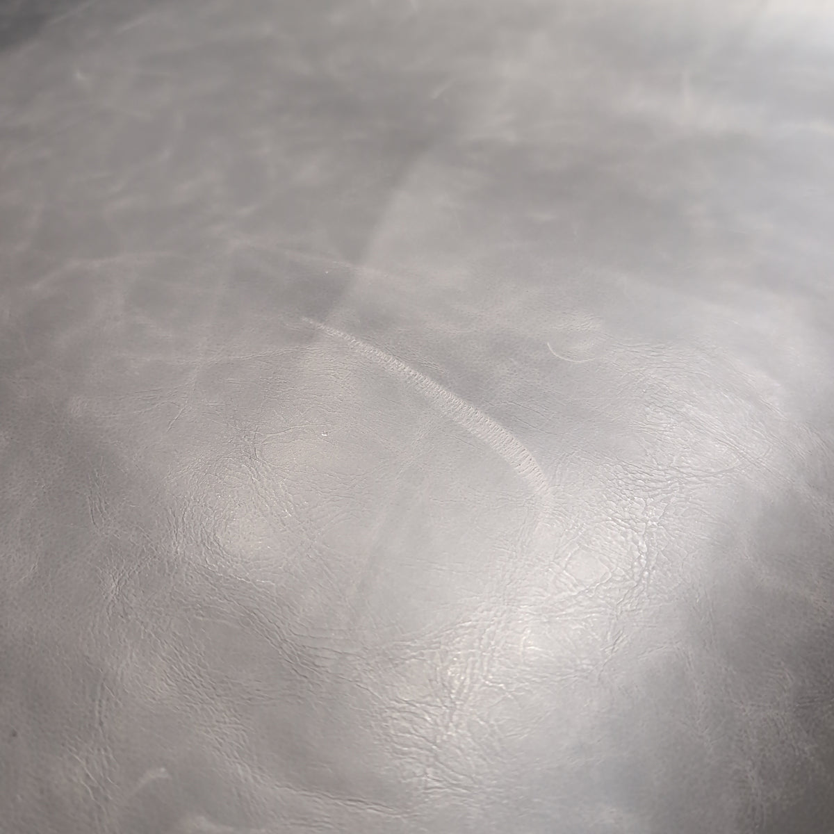 Black Faux Leather Molded Seat Chair