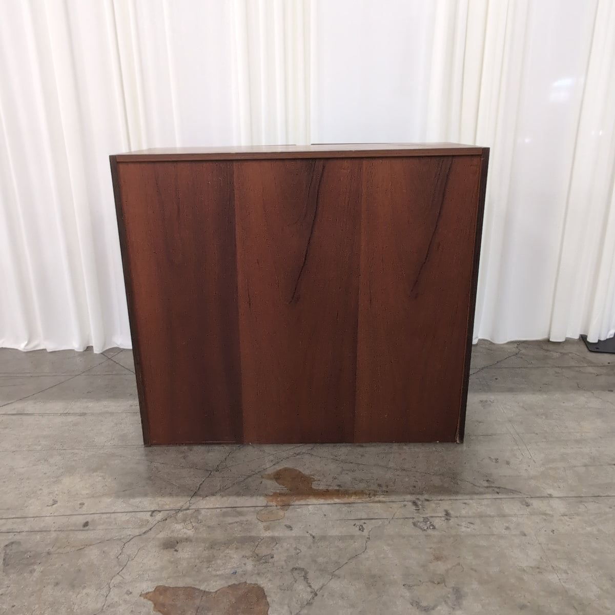 Rich Wood Grain Two-Door Buffet with Key Lock